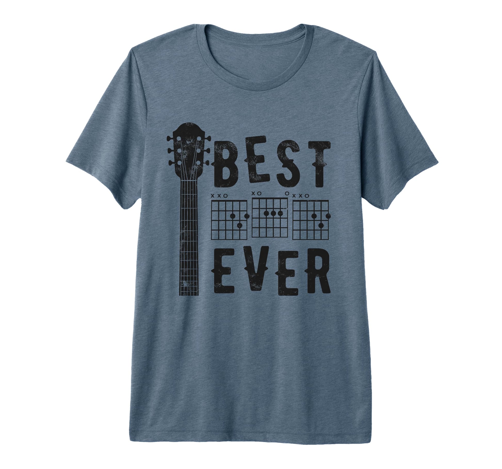 Best Dad Ever Guitar Chord Music T-Shirt - Trendy Graphic for Adults - T-Shirt, Sweatshirt, Hoodie