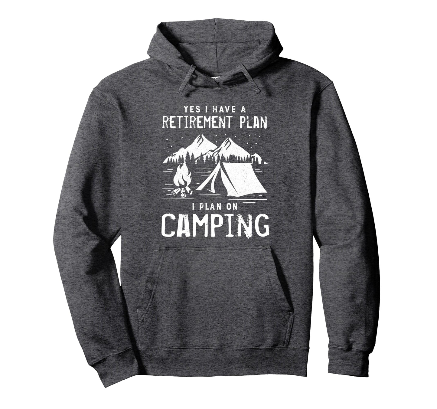 Camping Nature Hiking Mountains Hoodie - Unique Graphic Men Women - T-Shirt, Sweatshirt, Hoodie