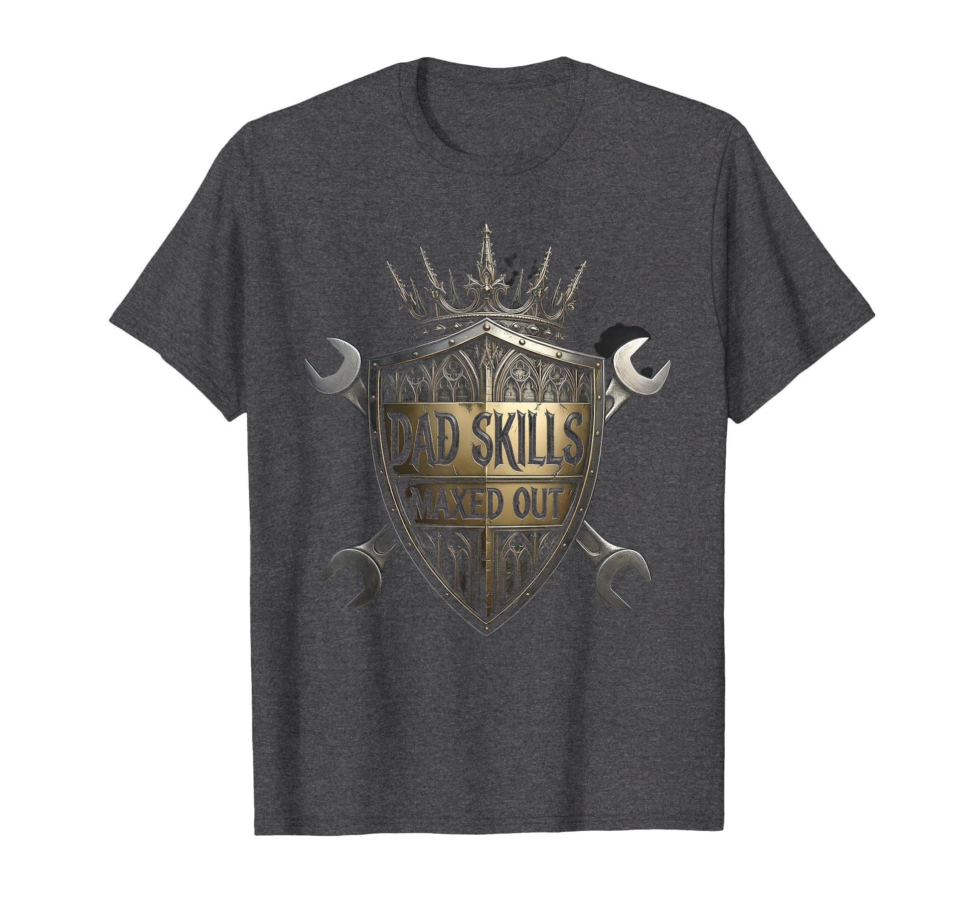 Rad Dad Skills Maxed Out Fathers Day T-Shirt - Casual Everyday Wear Unisex - T-Shirt, Sweatshirt, Hoodie