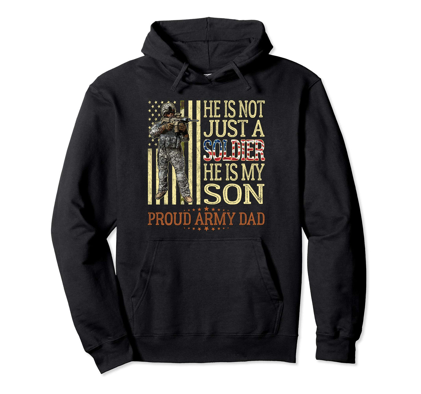 He Is Not Just Soldier He Is My Son Hoodie - Minimalist Print Men Women - T-Shirt, Sweatshirt, Hoodie