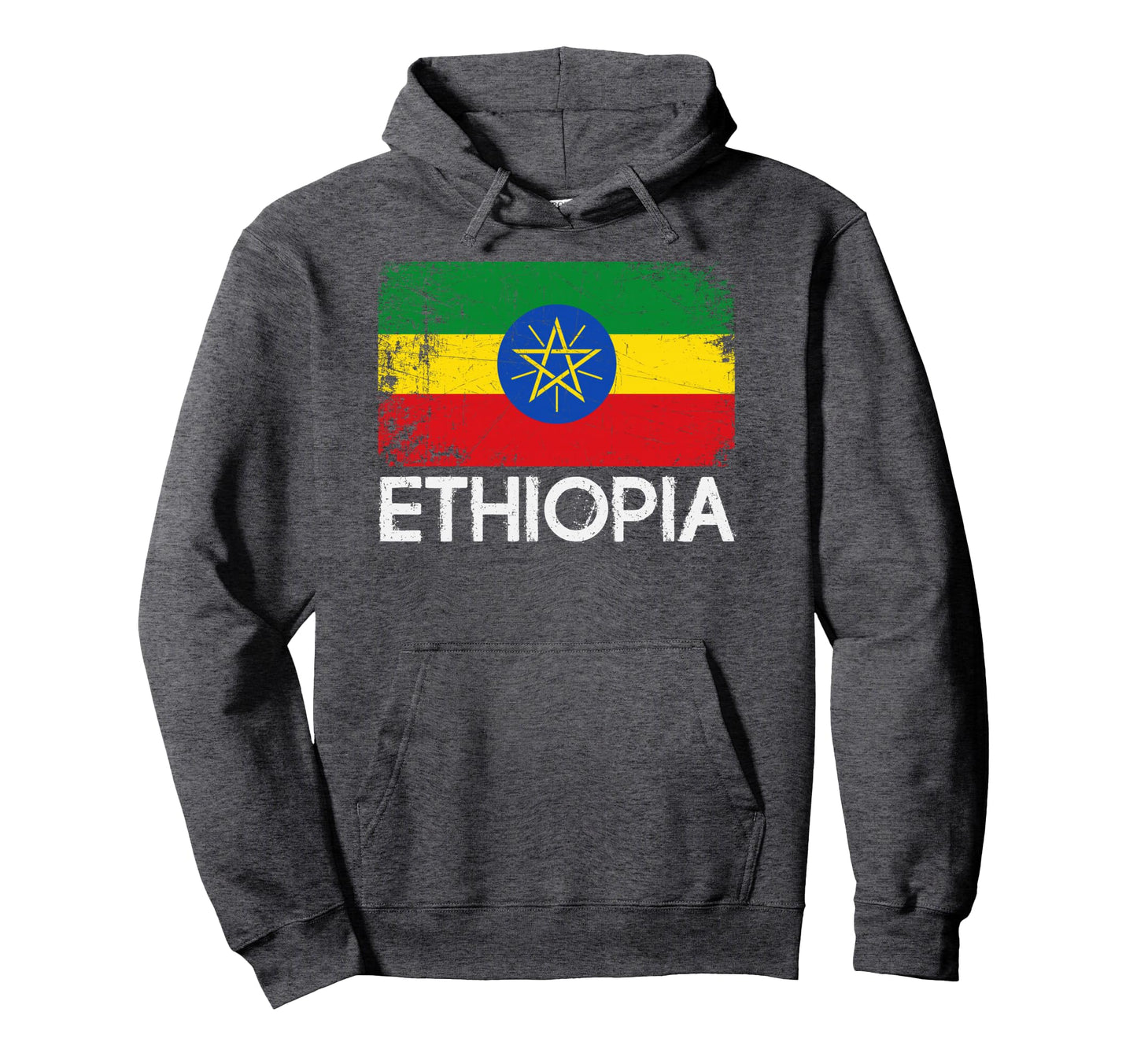 Ethiopian Flag Made Ethiopia Hooded Hoodie - Fun Novelty Design Men Women - T-Shirt, Sweatshirt, Hoodie
