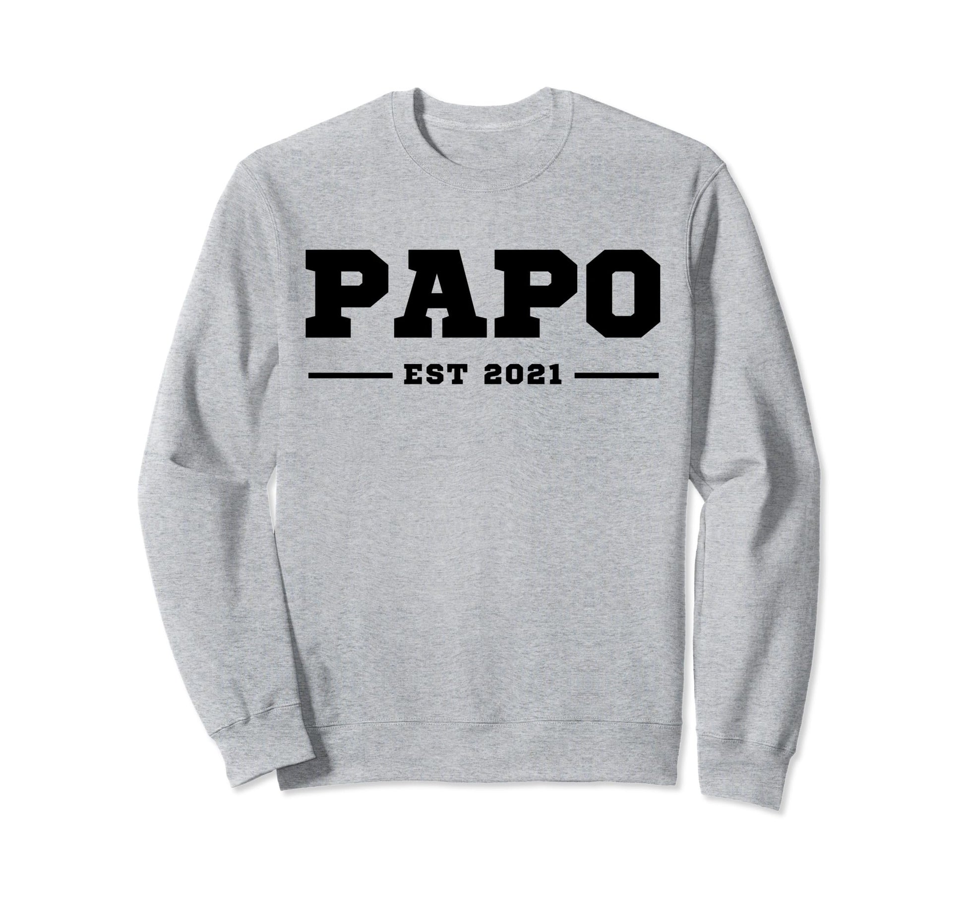 Funny Grandpa Soon To Be Papo Est Sweatshirt - Custom Art Print Unisex - T-Shirt, Sweatshirt, Hoodie