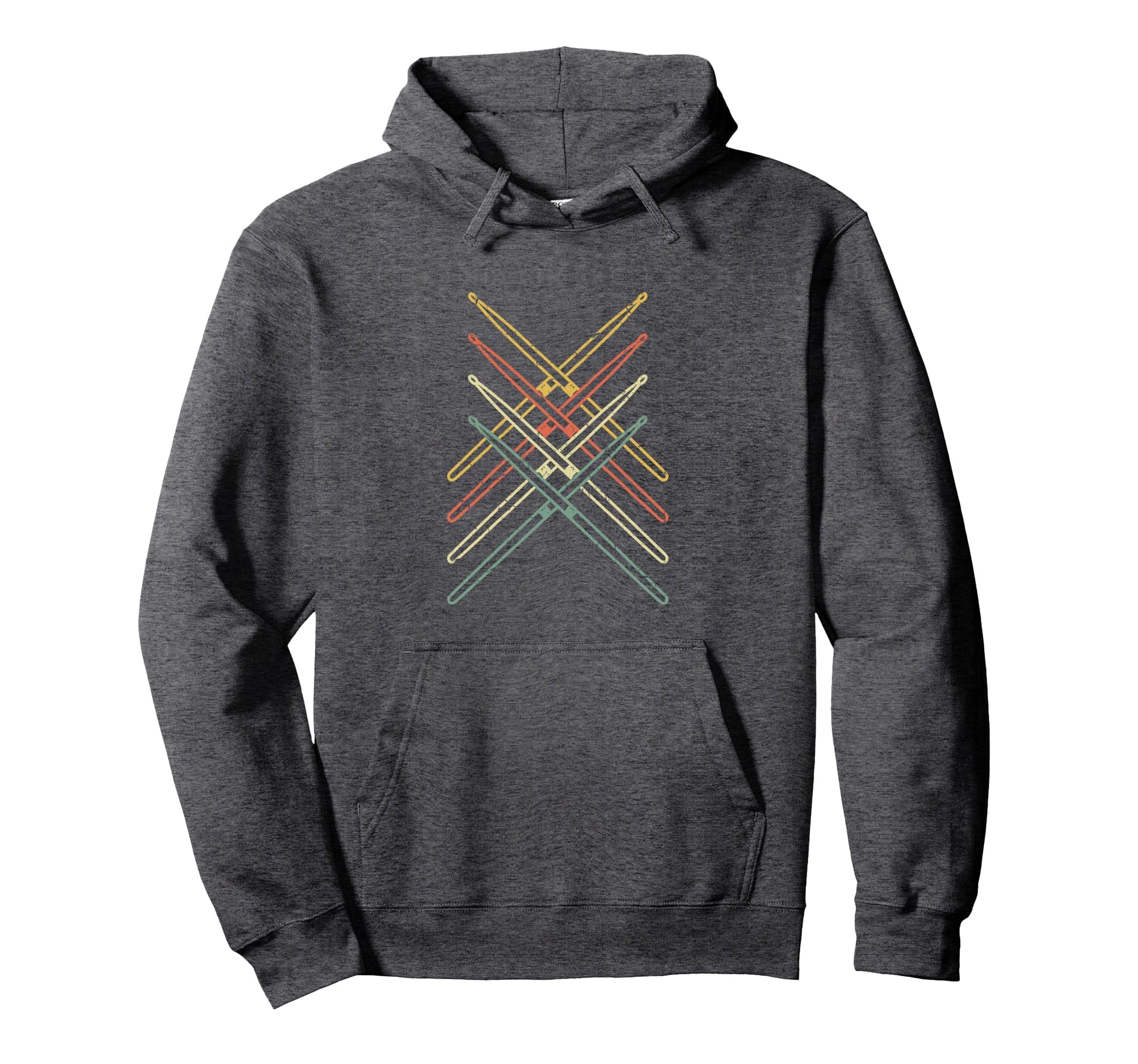 Musical Instrument Music Drummer Hoodie - Minimalist Print Men Women - T-Shirt, Sweatshirt, Hoodie