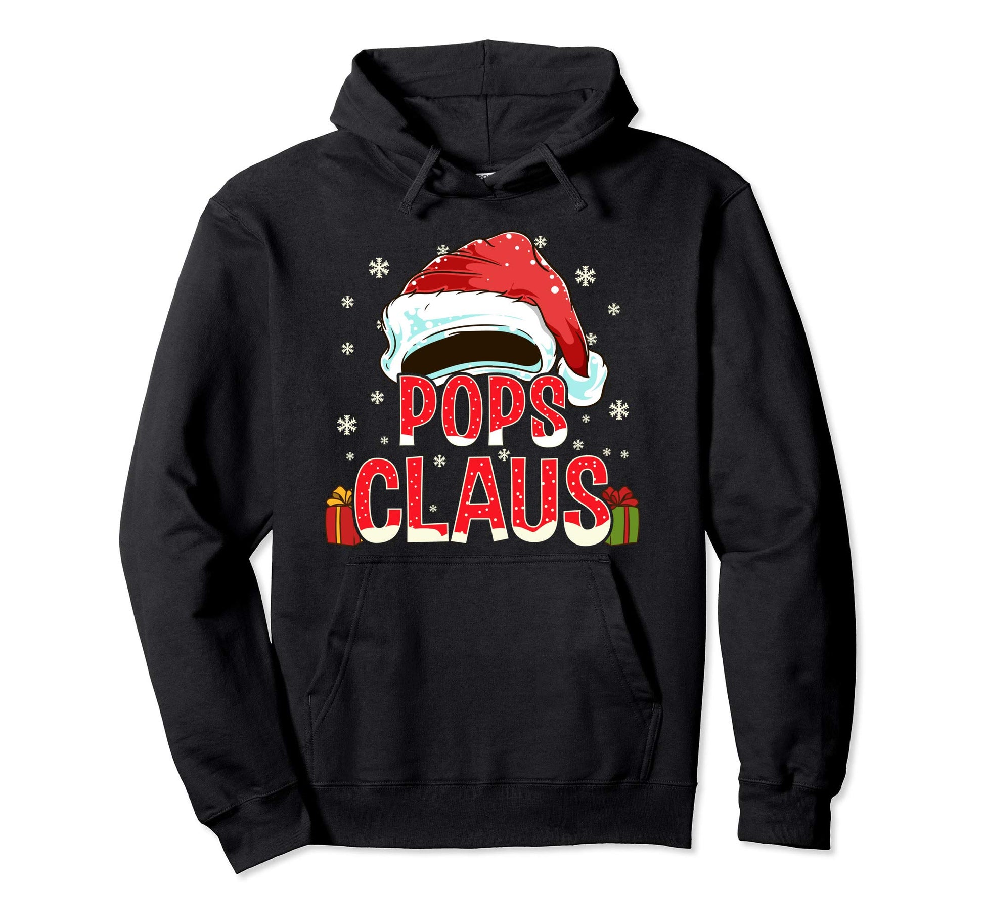 Pops Claus Group Gifts Matching Family Hoodie - Unique Graphic for Adults - T-Shirt, Sweatshirt, Hoodie