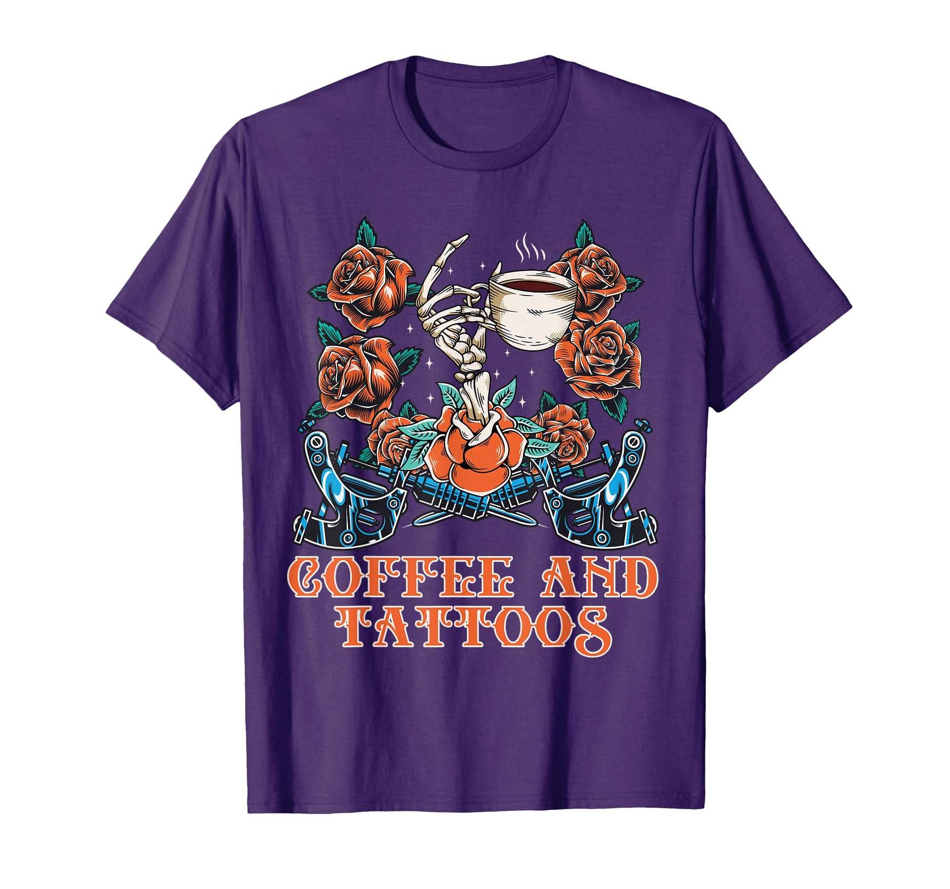 Coffee And Tattoos Tattoo T-Shirt - Trendy Graphic Unisex - T-Shirt, Sweatshirt, Hoodie
