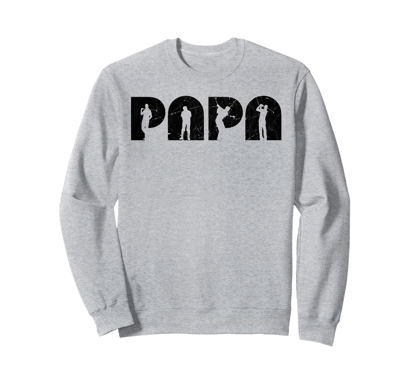 Papa Golf Dad Golfing Father Day Sweatshirt - Custom Art Print Men Women - T-Shirt, Sweatshirt, Hoodie