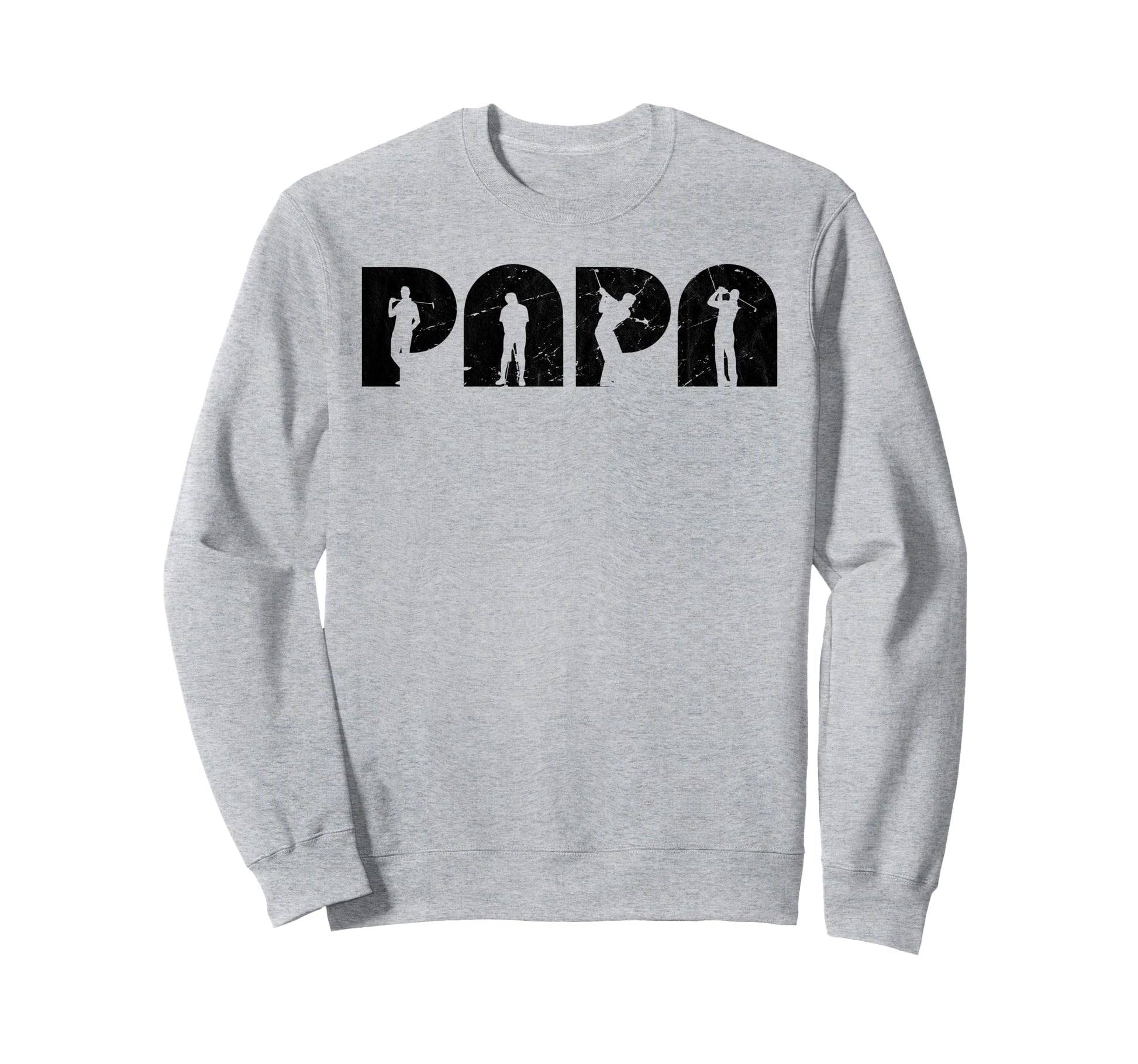 Papa Golf Dad Golfing Father Day Sweatshirt - Custom Art Print Men Women - T-Shirt, Sweatshirt, Hoodie