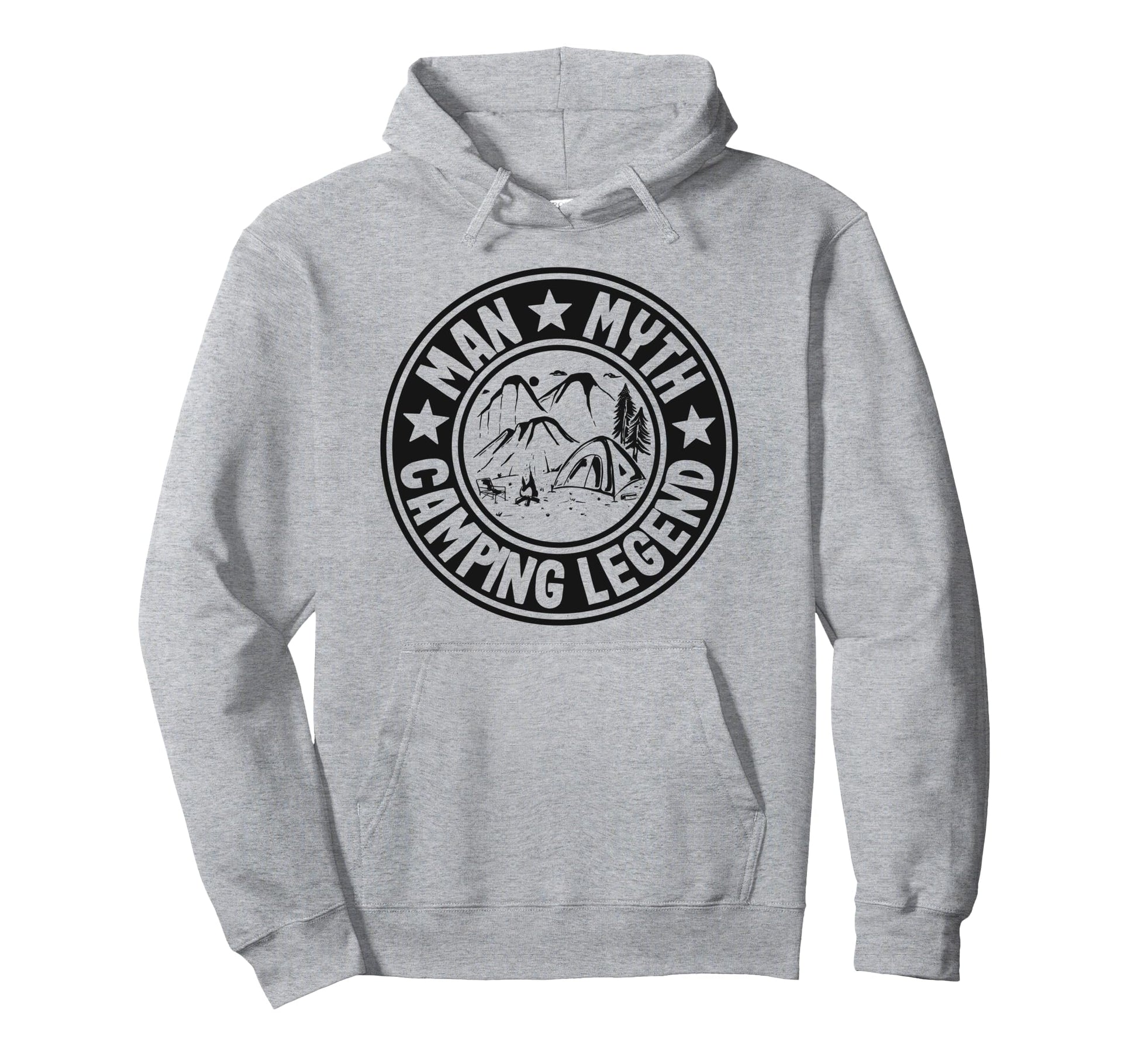 Myth Camping Legend Rv Camper Dad Outdoor Hoodie - Custom Art Print Unisex - T-Shirt, Sweatshirt, Hoodie