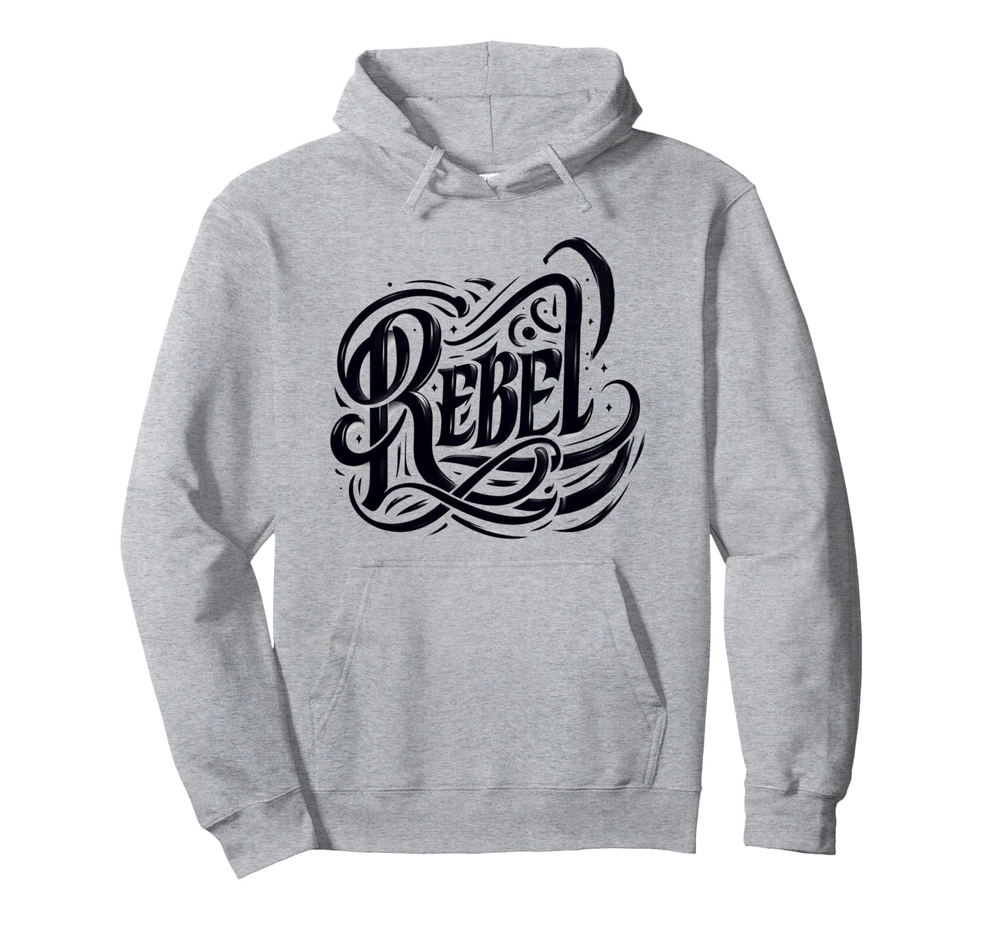 Rebel Hoodie - Minimalist Print Unisex - T-Shirt, Sweatshirt, Hoodie