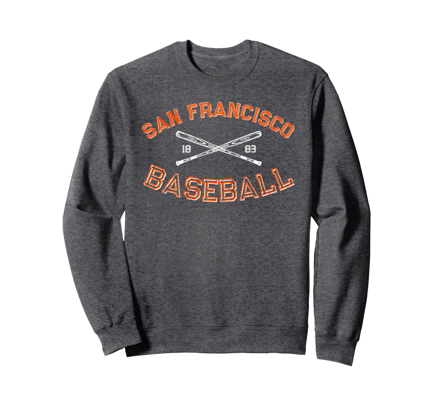 San Francisco California Baseball Sweatshirt - Casual Everyday Wear Unisex - T-Shirt, Sweatshirt, Hoodie