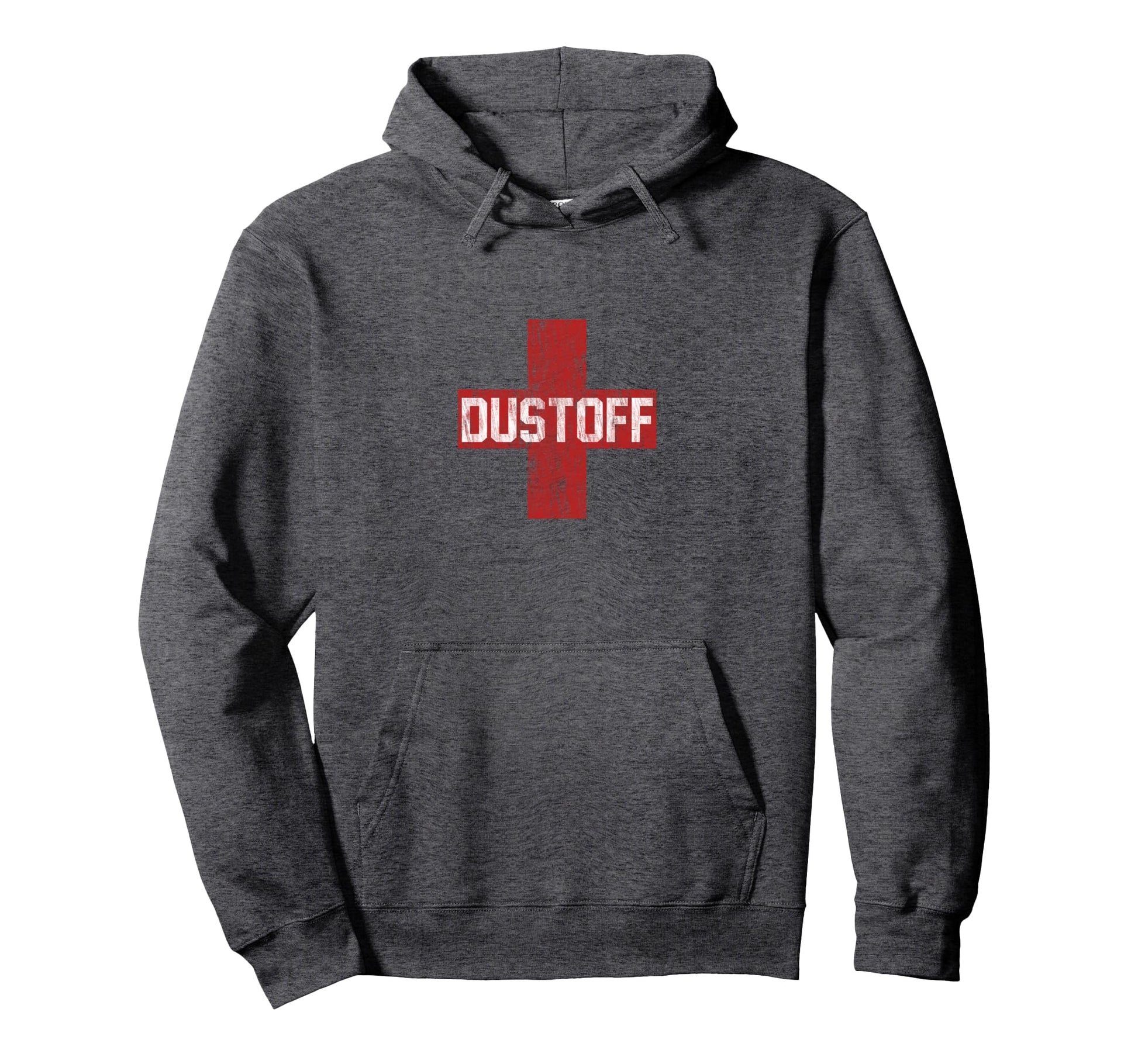 Dustoff Cross Faded Hoodie - Graphic Print Unisex - T-Shirt, Sweatshirt, Hoodie
