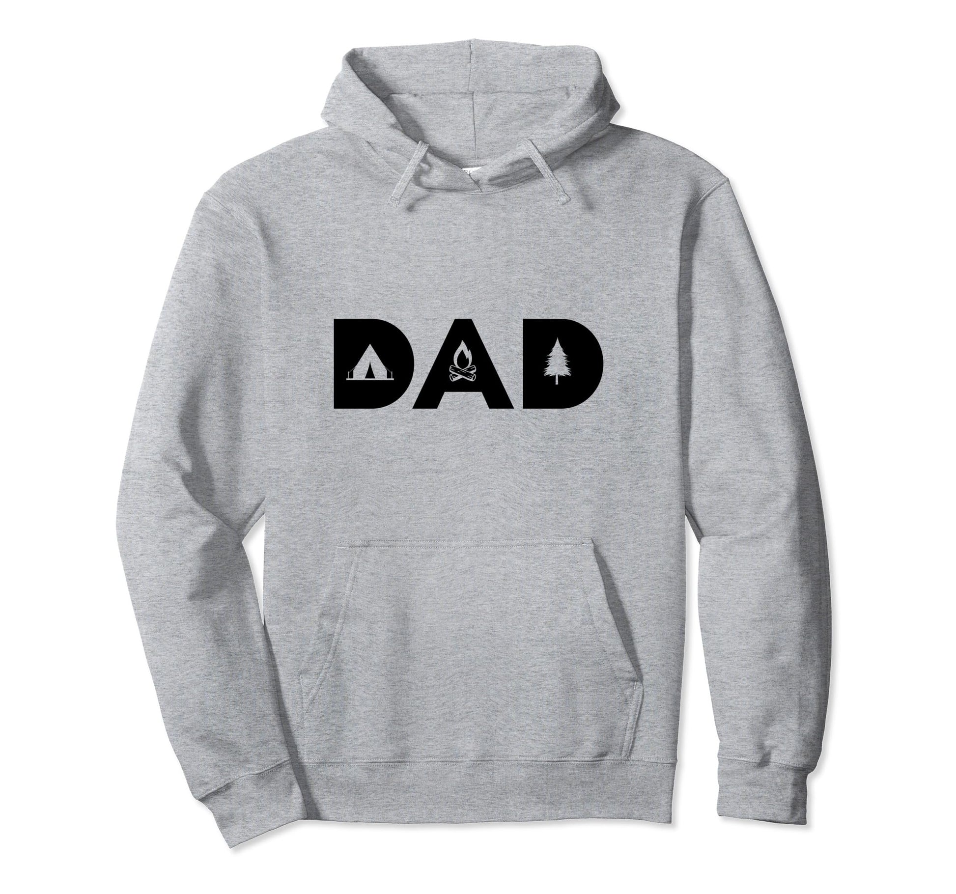 Dad Camping Camper Father Fathers Hoodie - Casual Everyday Wear Men Women - T-Shirt, Sweatshirt, Hoodie