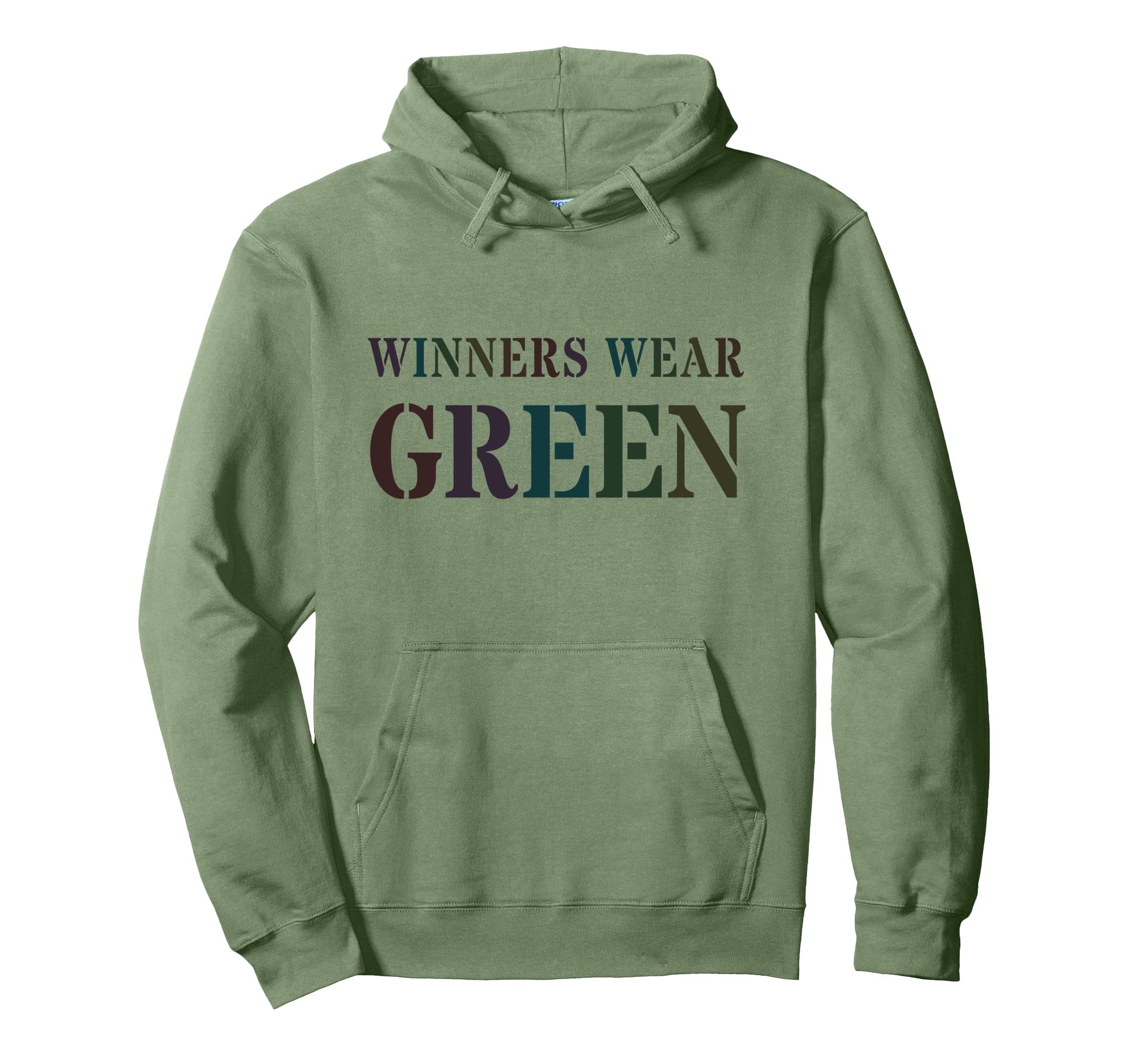 Bruh Winners Wear Green Summer Camp War Hoodie - Trendy Graphic Unisex - T-Shirt, Sweatshirt, Hoodie