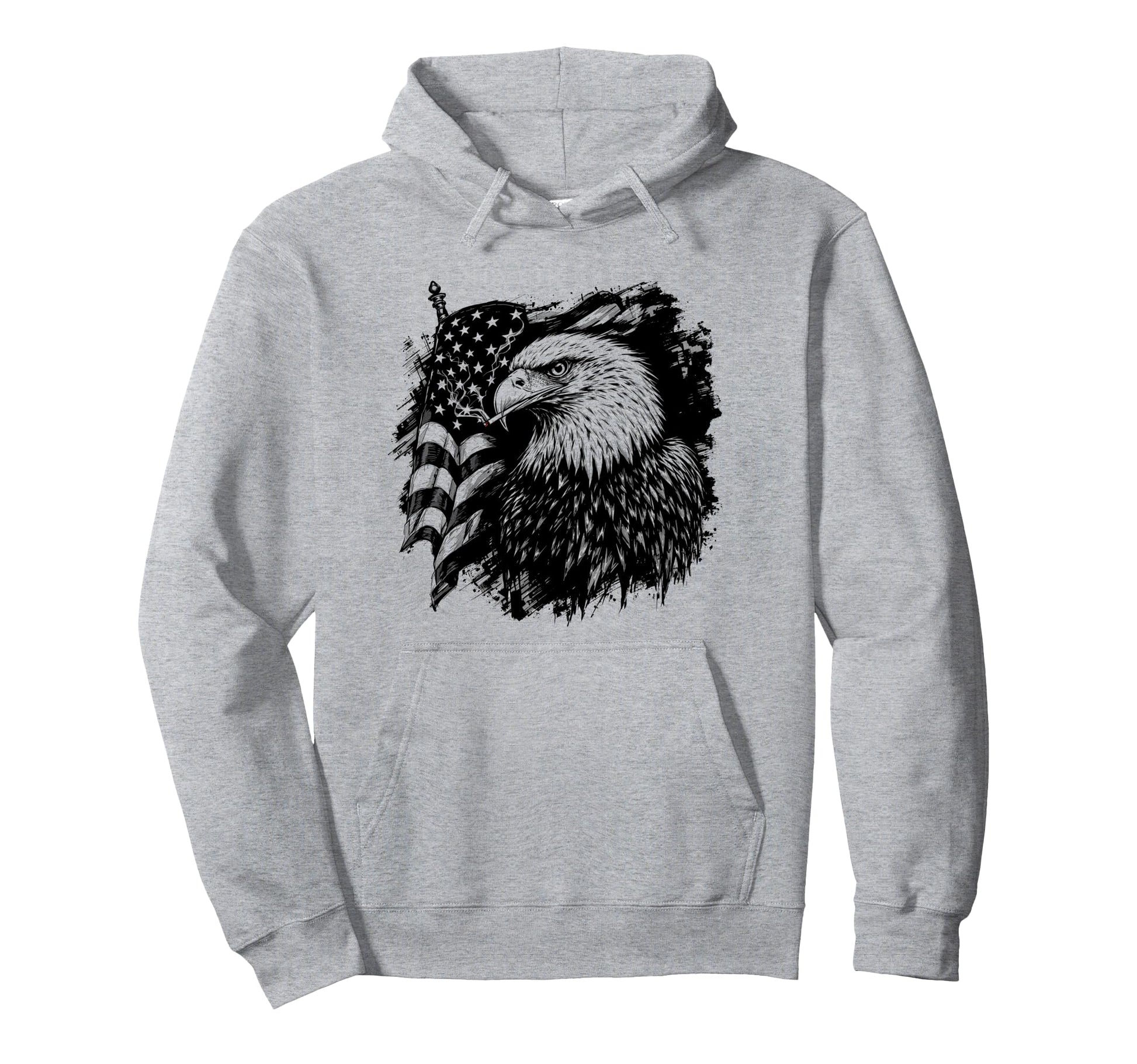 Eagle Patriotic 4Th July Motorcycle Hoodie - Aesthetic Graphic for Adults - T-Shirt, Sweatshirt, Hoodie