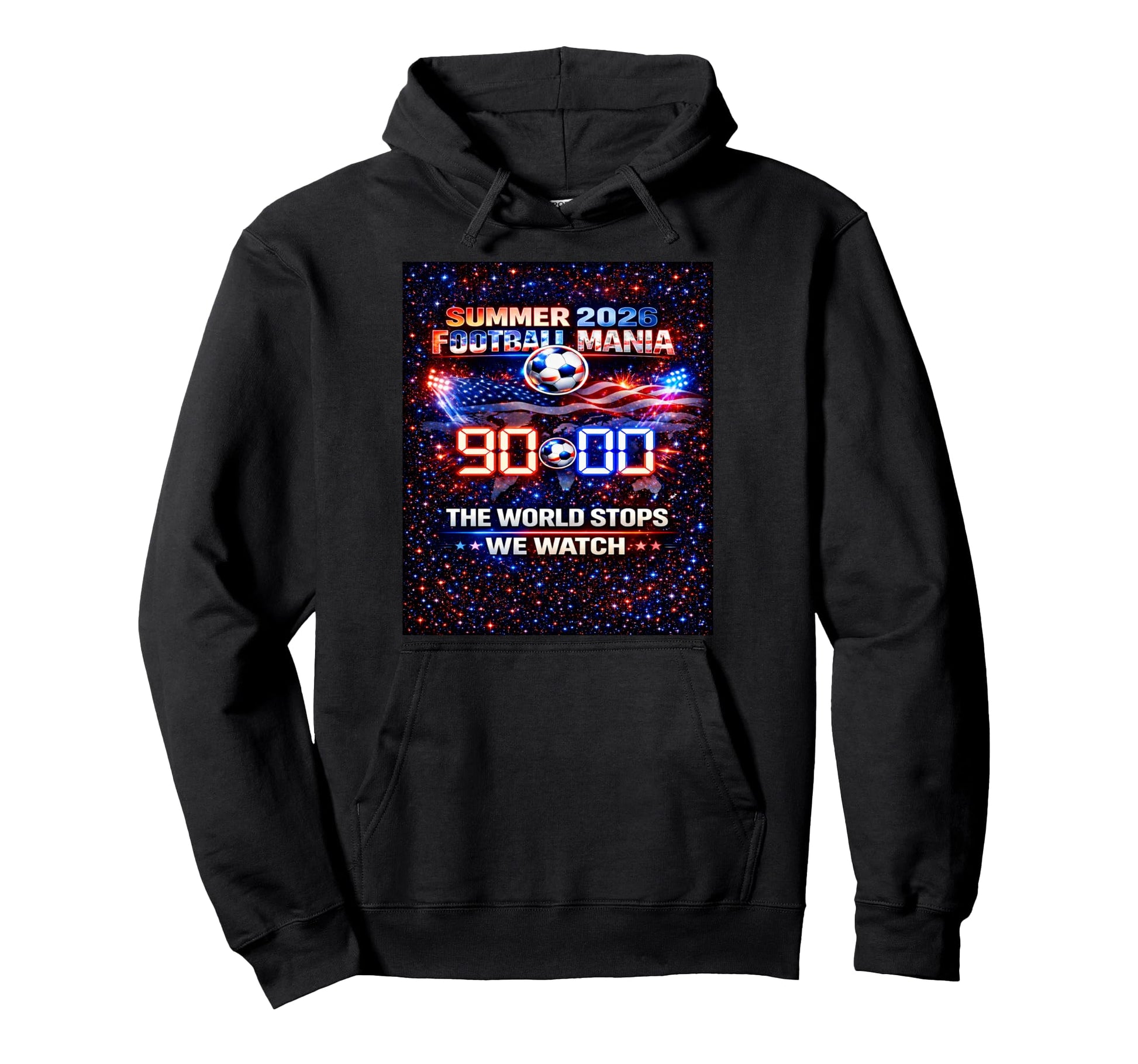 Summer 2026 Soccer Match Day Game Day Hoodie - Unique Graphic Men Women - T-Shirt, Sweatshirt, Hoodie