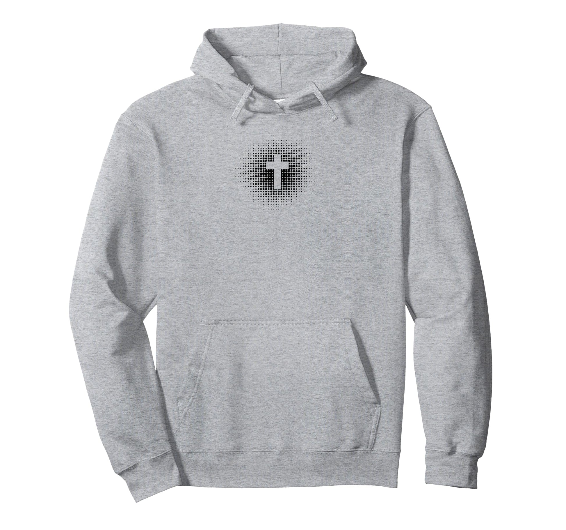 Small Cross Christianity Faith Hope Love Hoodie - Unique Graphic Unisex - T-Shirt, Sweatshirt, Hoodie