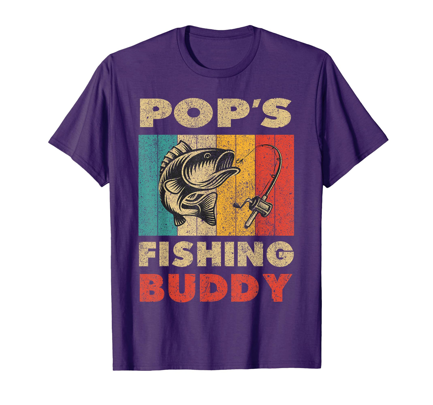 Funny Fishing Pops Fishing Buddy T-Shirt - Fun Novelty Design Men Women - T-Shirt, Sweatshirt, Hoodie