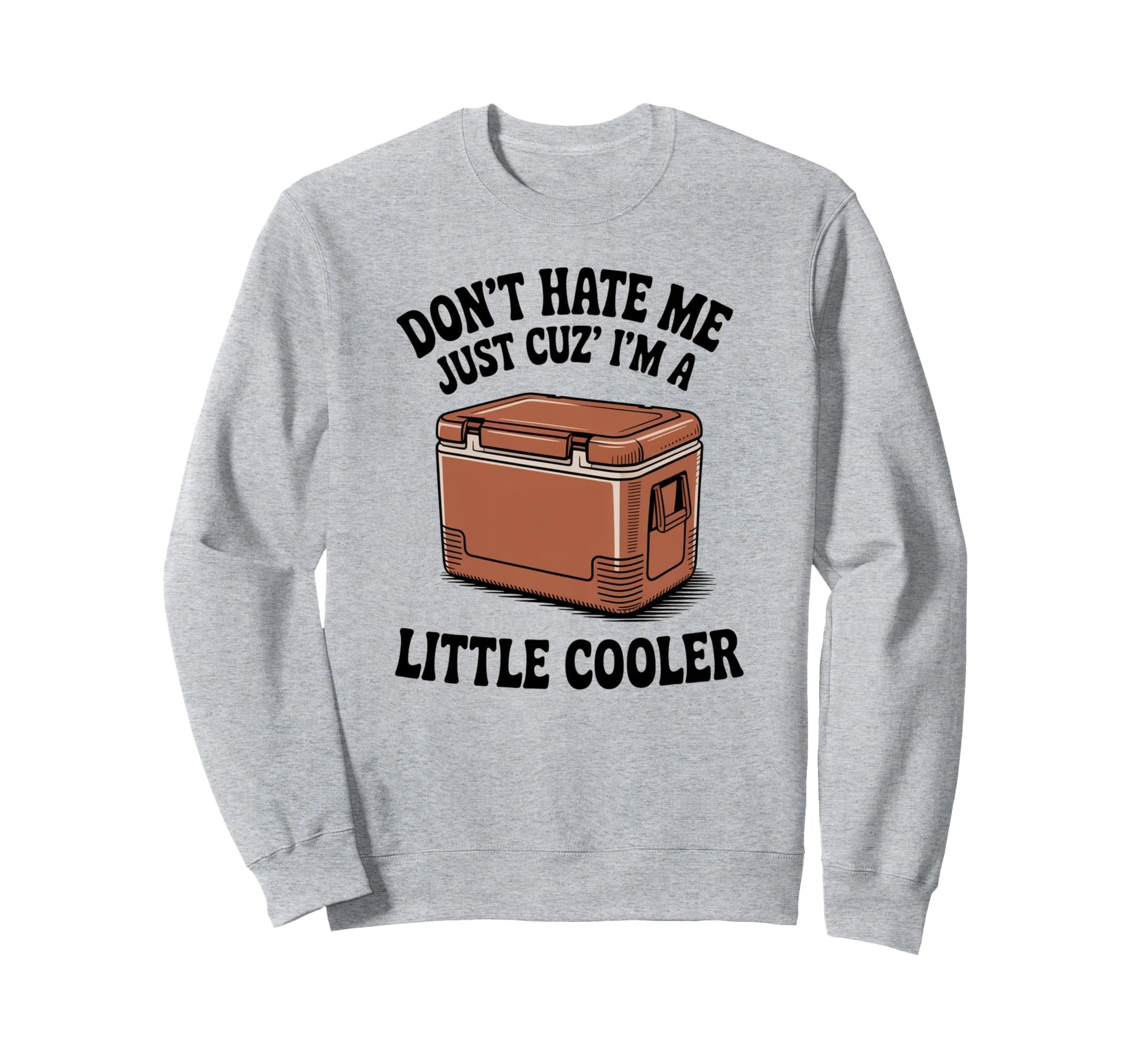 Funny I Am Little Cooler Pun Joke Sweatshirt - Aesthetic Graphic for Adults - T-Shirt, Sweatshirt, Hoodie