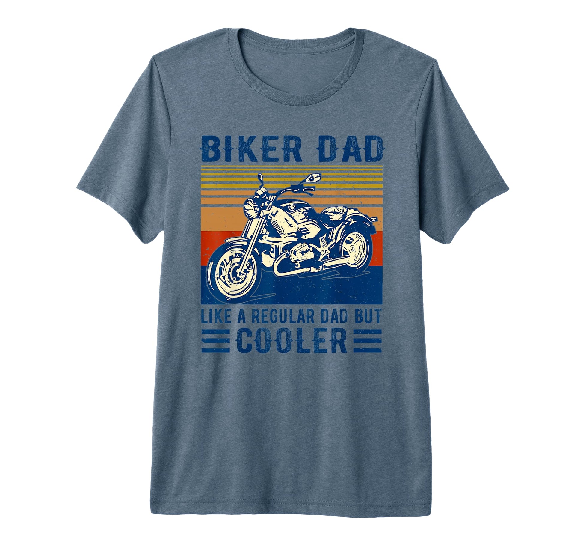 Mens Biker Dad Funny Motorcycle T-Shirt - Minimalist Print for Adults - T-Shirt, Sweatshirt, Hoodie