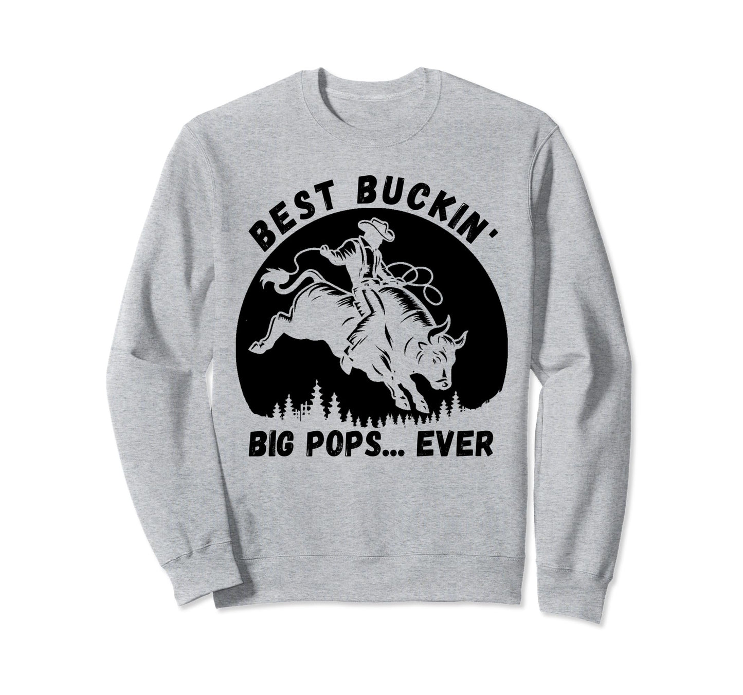 Bullriding Bucking Rodeo Sweatshirt - Fun Novelty Design for Adults - T-Shirt, Sweatshirt, Hoodie