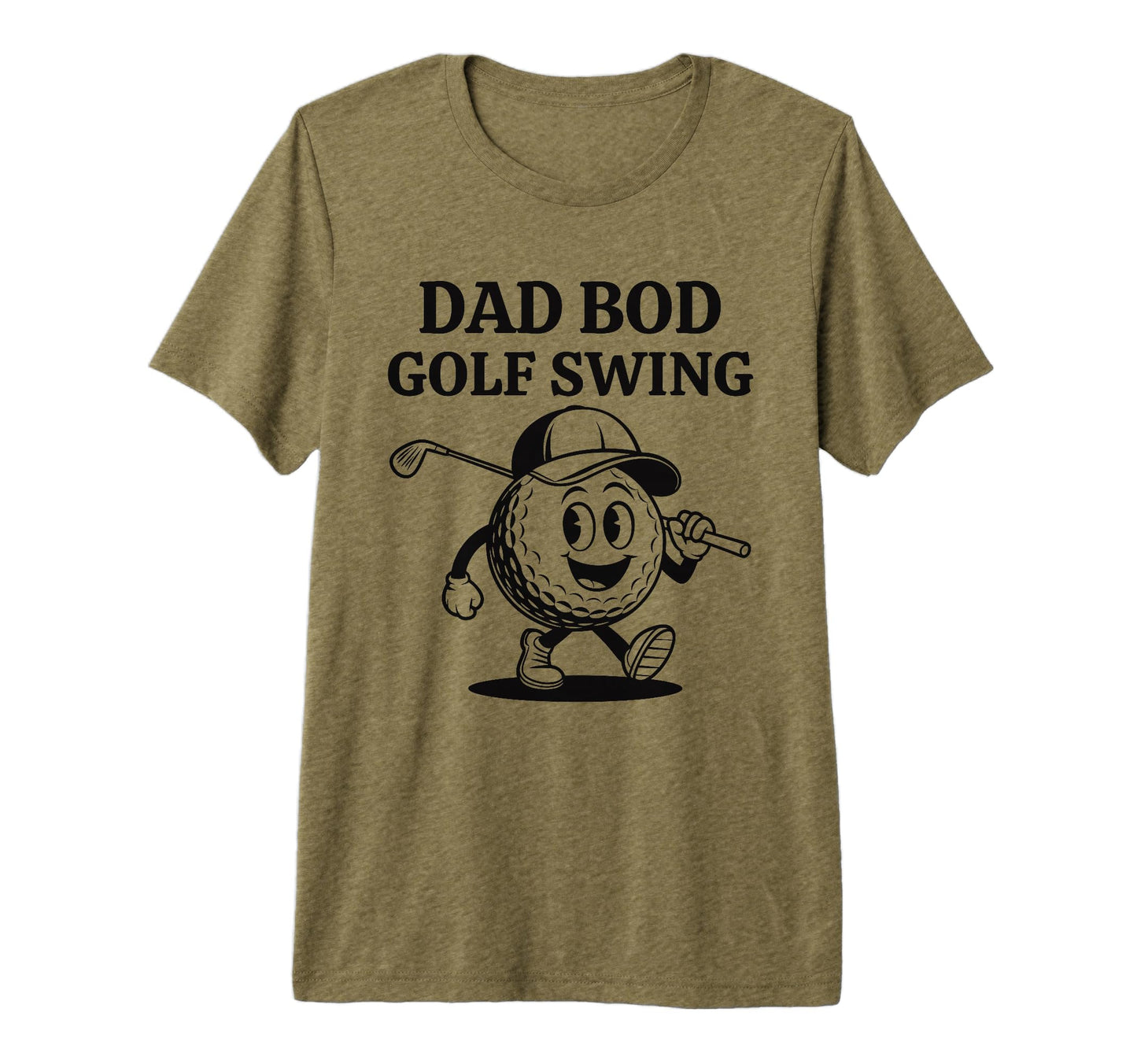 Mens Funny Golf Swing Dad Bod Casual T-Shirt - Aesthetic Graphic Men Women - T-Shirt, Sweatshirt, Hoodie