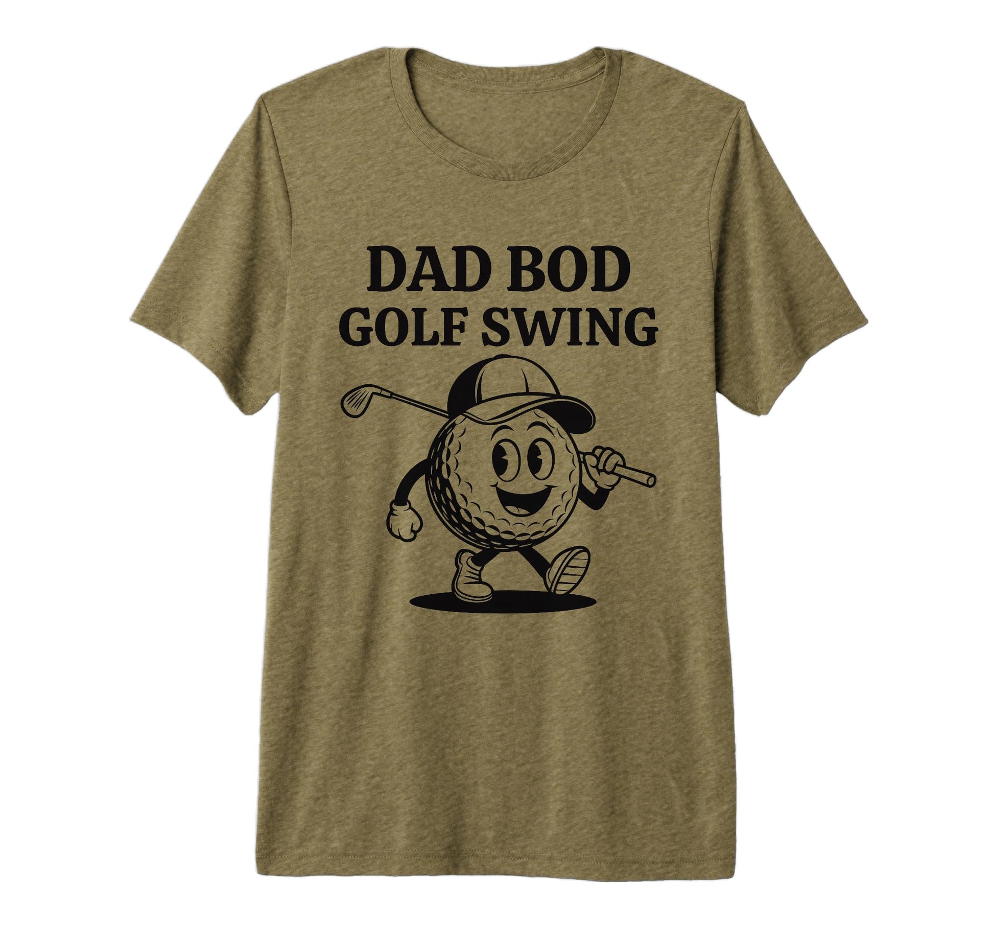 Mens Funny Golf Swing Dad Bod Casual T-Shirt - Aesthetic Graphic Men Women - T-Shirt, Sweatshirt, Hoodie