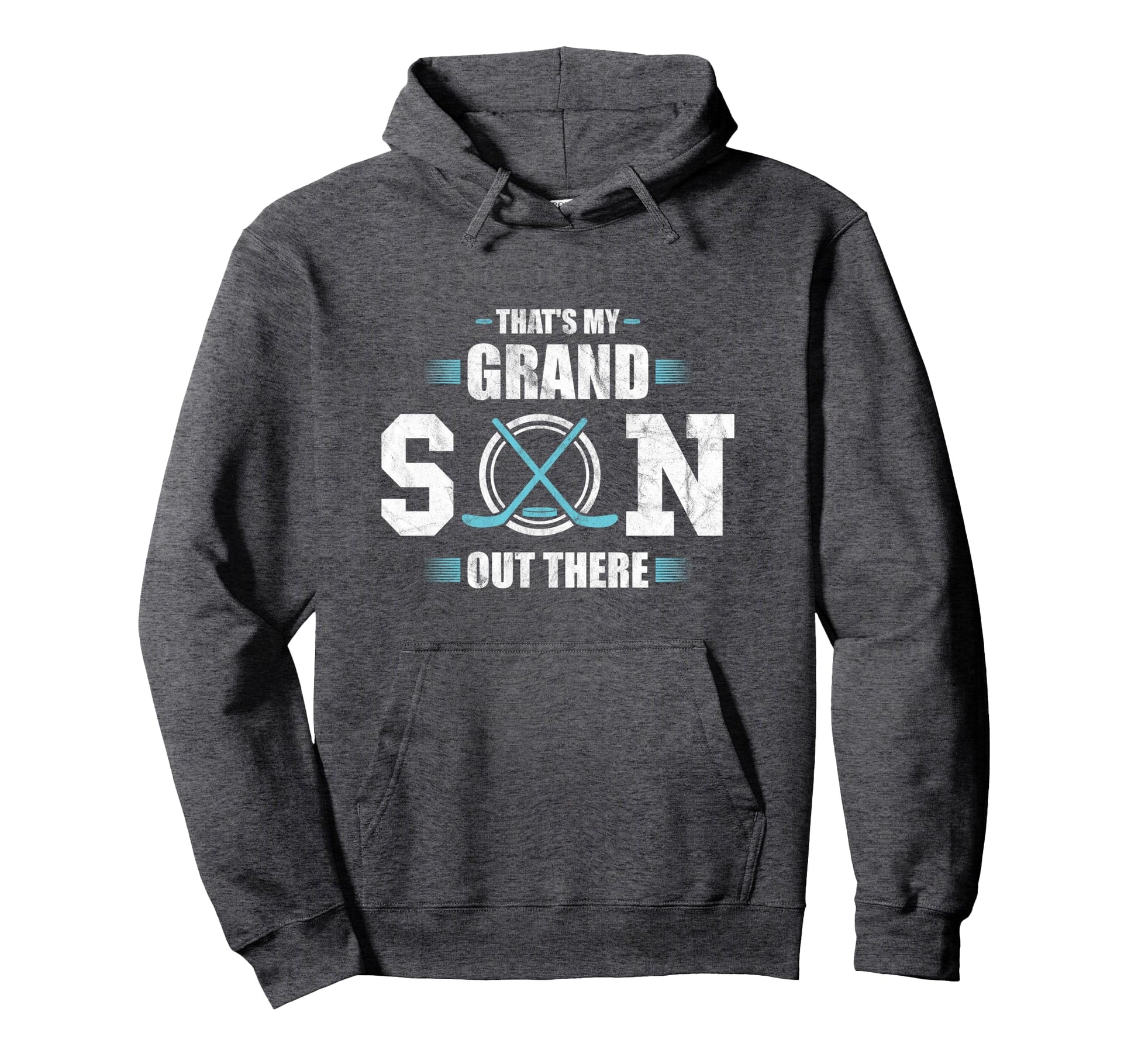 Thats My Grandson Out There Ice Hockey Hoodie - Unique Graphic for Adults - T-Shirt, Sweatshirt, Hoodie