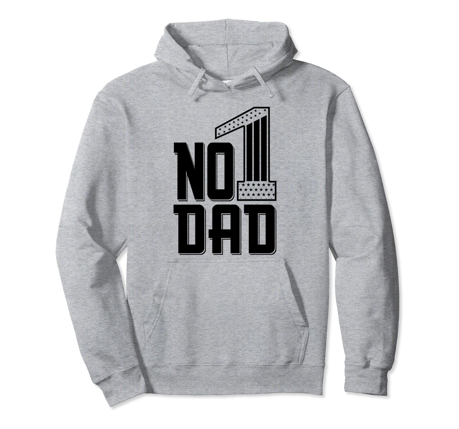 Number 1 Dad Fathers Day Nr One Daddy Hoodie - Minimalist Print for Adults - T-Shirt, Sweatshirt, Hoodie