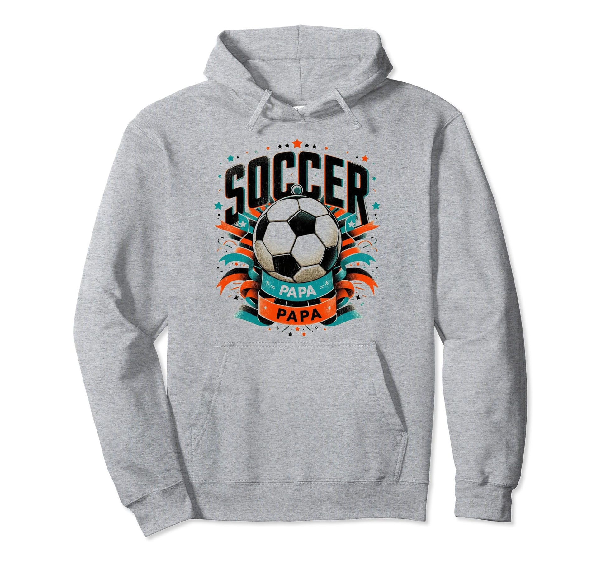 Soccer Papa Family Matching Dad Fathers Hoodie - Trendy Graphic Men Women - T-Shirt, Sweatshirt, Hoodie