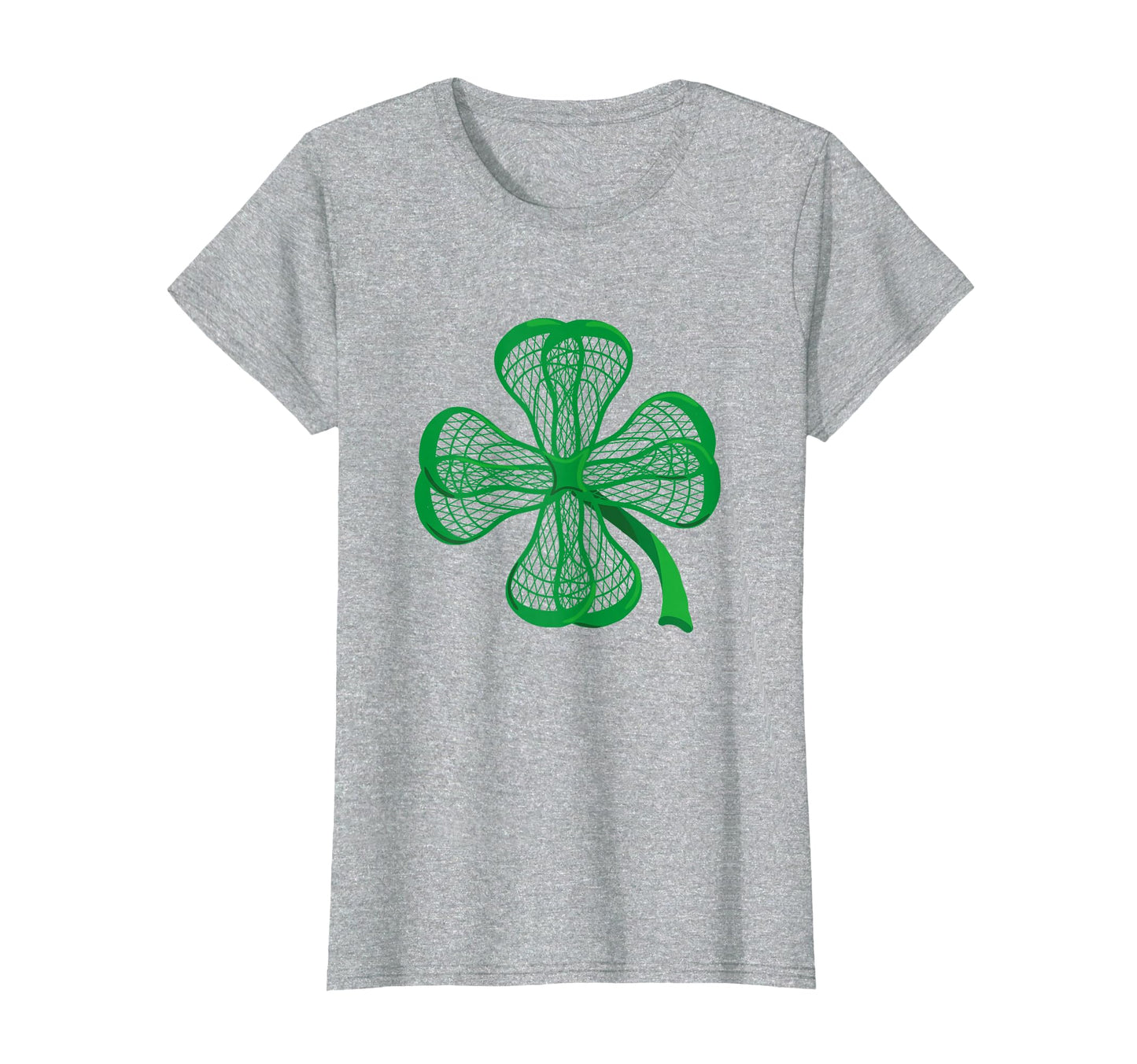 Lacrosse Sticks Shamrock Clover T-Shirt - Aesthetic Graphic for Adults - T-Shirt, Sweatshirt, Hoodie