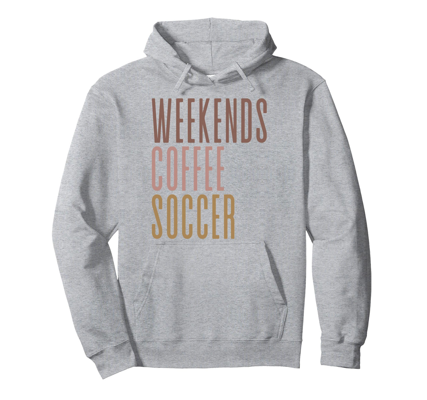 Weekends Coffee Soccer Hoodie - Streetwear Style for Adults - T-Shirt, Sweatshirt, Hoodie