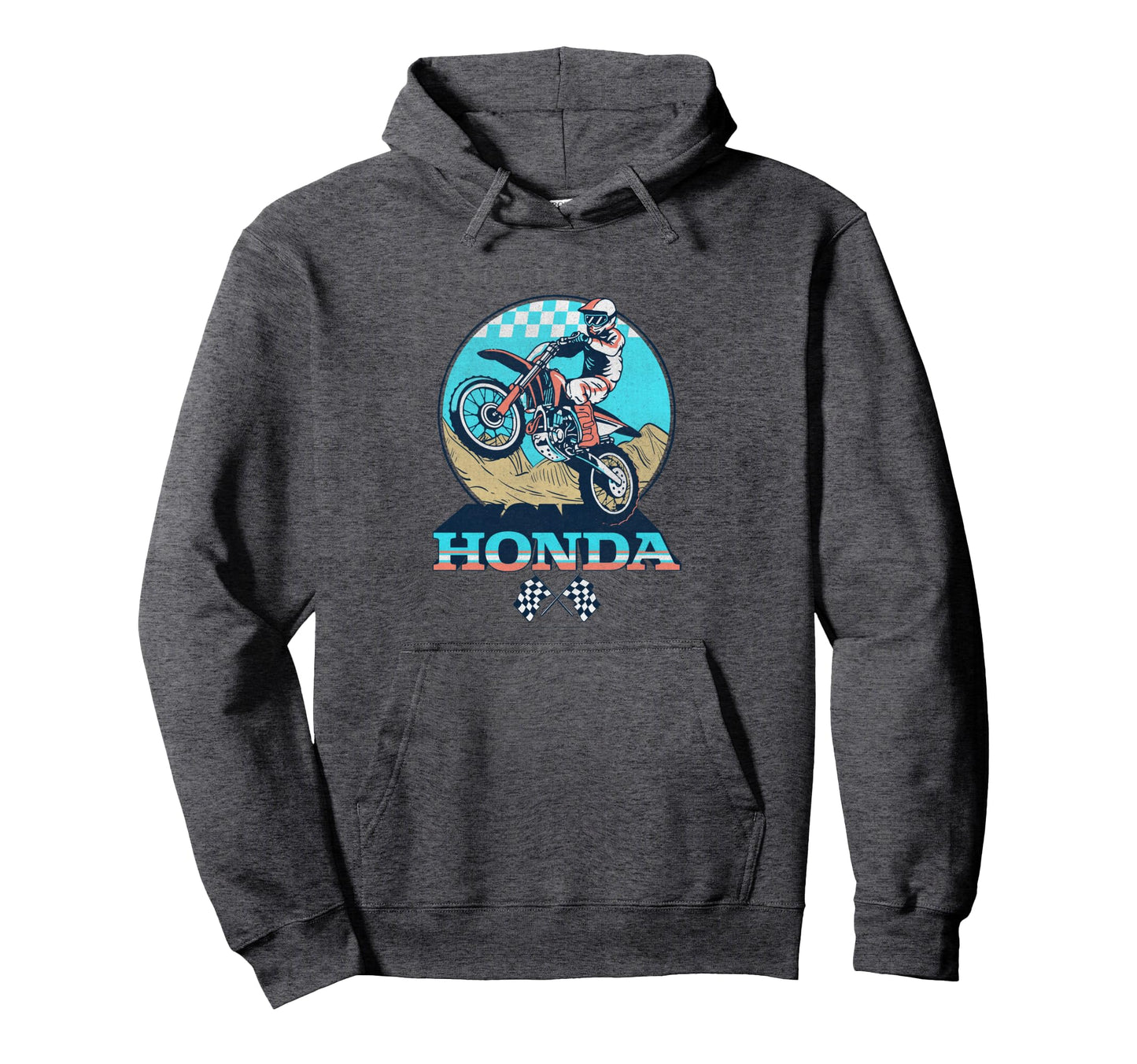 Honda Powersports Motorcycle Rider Hoodie - Trendy Graphic Men Women - T-Shirt, Sweatshirt, Hoodie