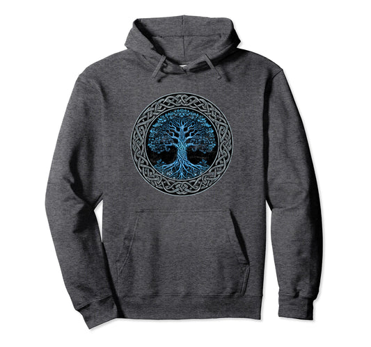 Celtic Tree Life Yggdrasil Norse Hoodie - Fun Novelty Design Men Women - T-Shirt, Sweatshirt, Hoodie