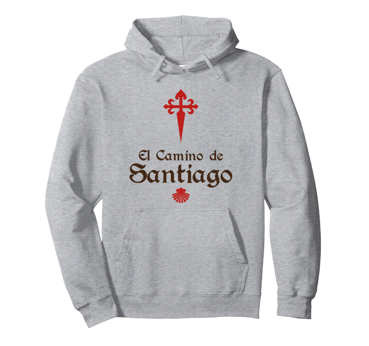 El Camino De Santiago Saint James Cross Hoodie - Novelty Apparel Unisex - T-Shirt, Sweatshirt, Hoodie