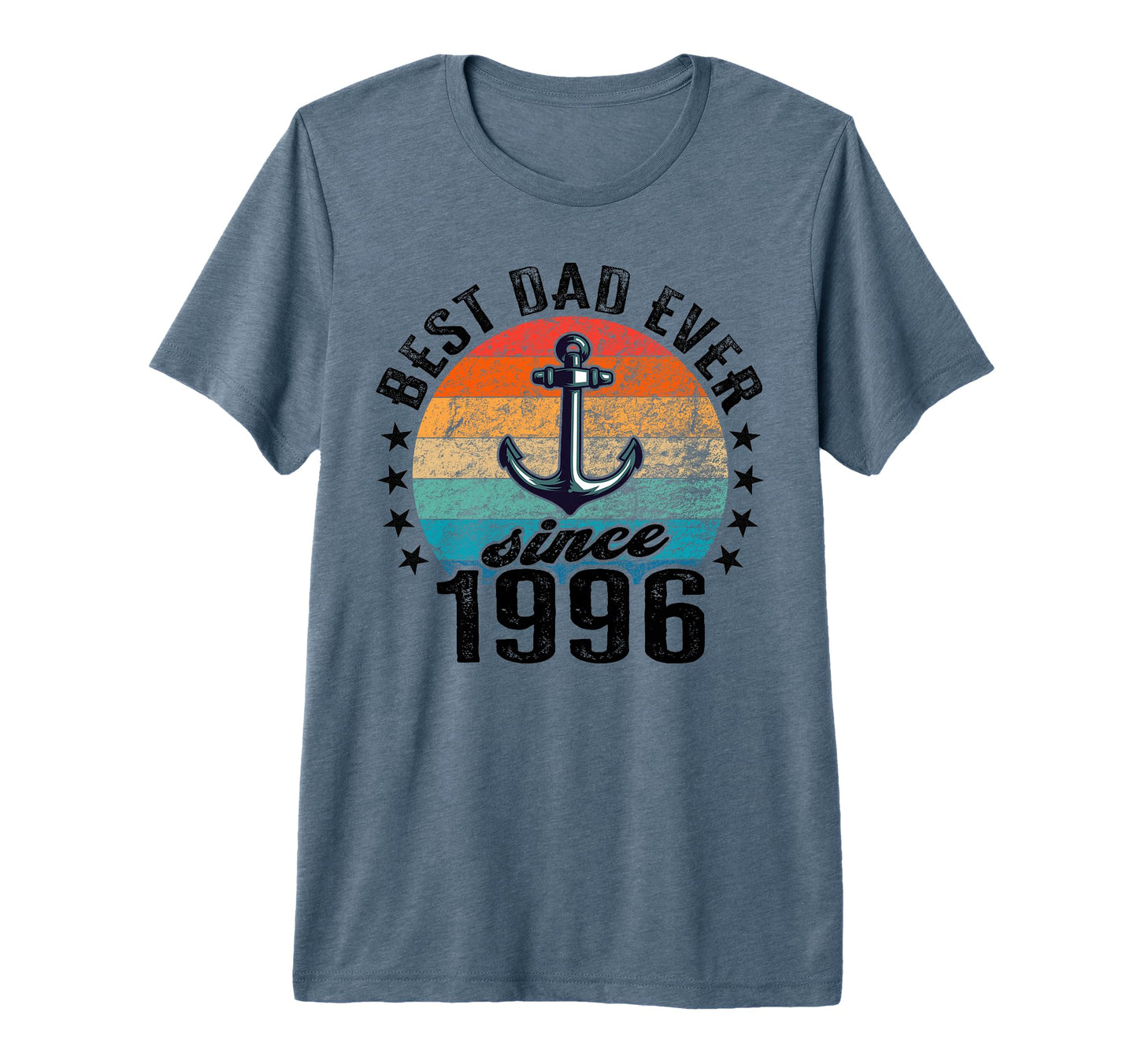 Best Dad World No Joke Dad Since 1996 T-Shirt - Unique Graphic for Adults - T-Shirt, Sweatshirt, Hoodie