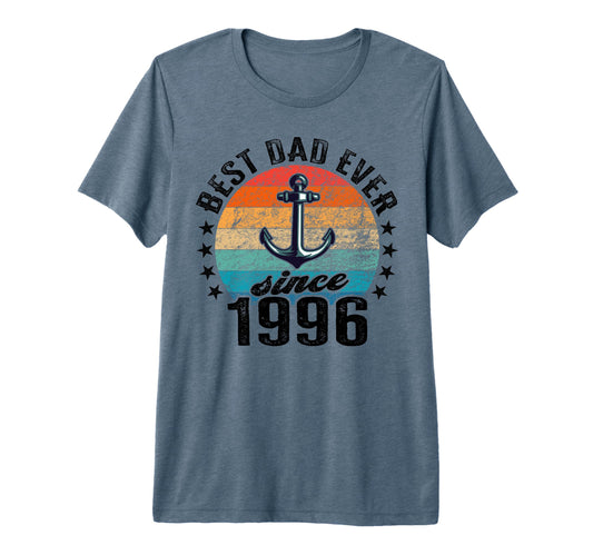 Best Dad World No Joke Dad Since 1996 T-Shirt - Unique Graphic for Adults - T-Shirt, Sweatshirt, Hoodie