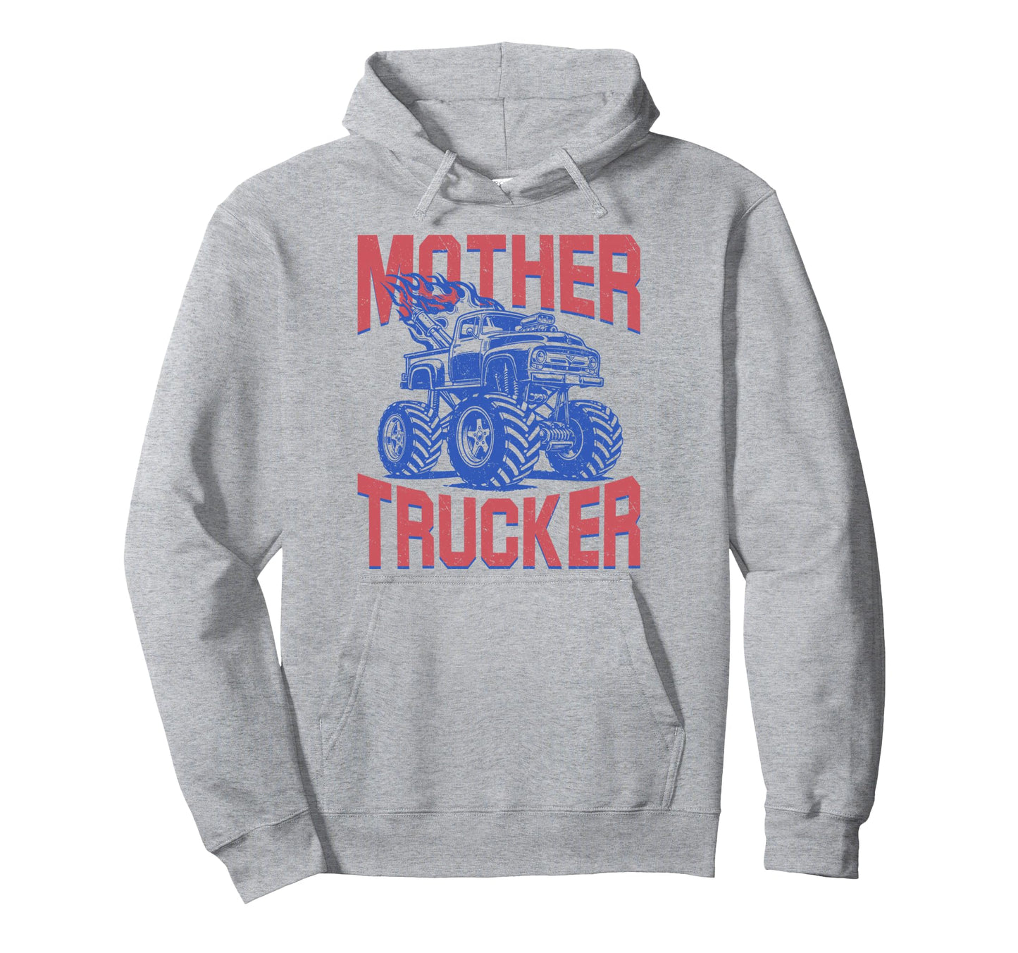 Funny Monster Truck Mom Racing Outfit Hoodie - Novelty Apparel Unisex - T-Shirt, Sweatshirt, Hoodie