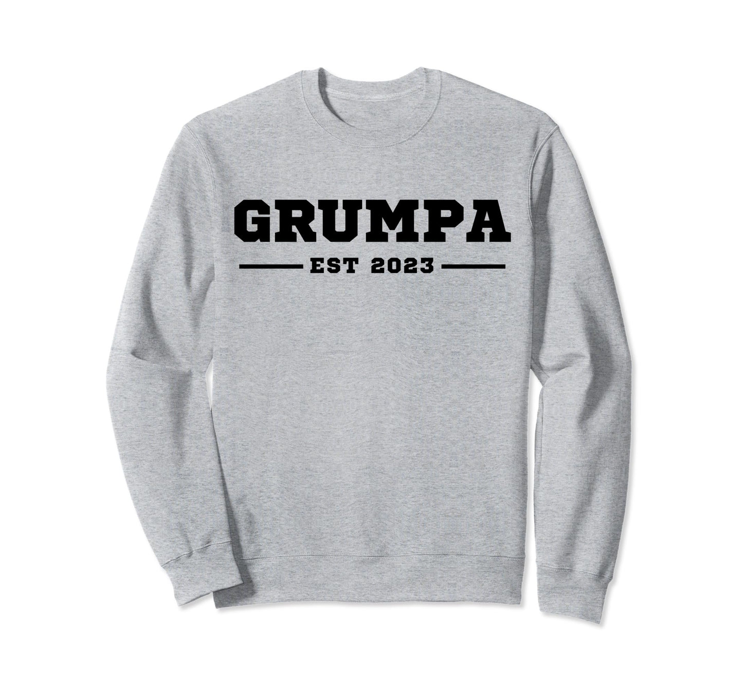 Funny Grandpa Soon To Be Grumpa Est Sweatshirt - Aesthetic Graphic Unisex - T-Shirt, Sweatshirt, Hoodie
