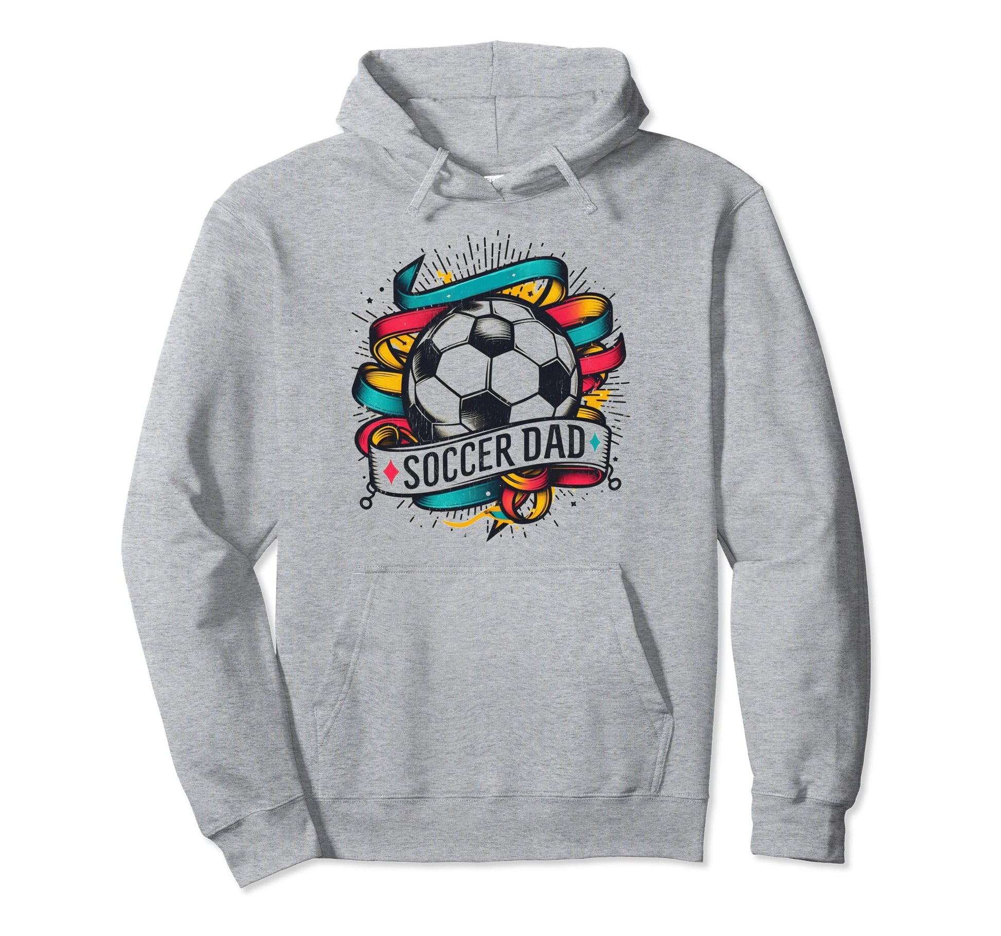 Soccer Dad Family Matching Dad Hoodie - Casual Everyday Wear for Adults - T-Shirt, Sweatshirt, Hoodie