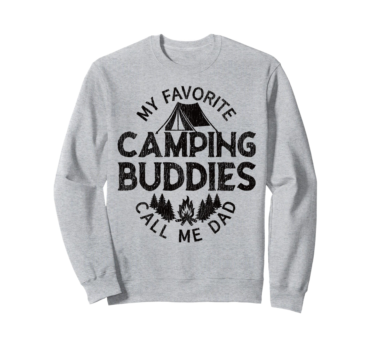 Tent Camping Husband Dad Father Sweatshirt - Custom Art Print Men Women - T-Shirt, Sweatshirt, Hoodie