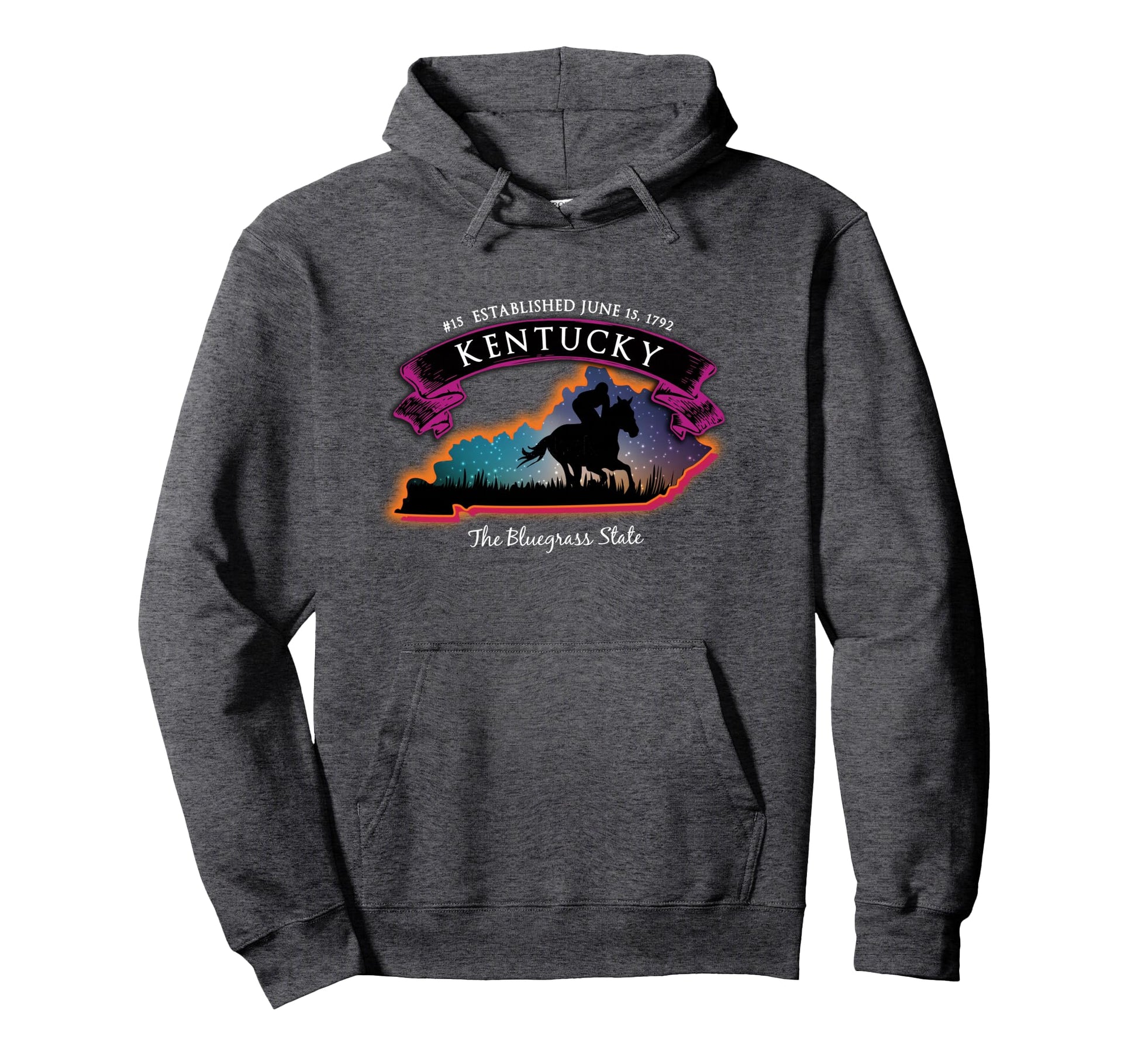Kentucky Horse Racing Souvenir Hoodie - Casual Everyday Wear Unisex - T-Shirt, Sweatshirt, Hoodie