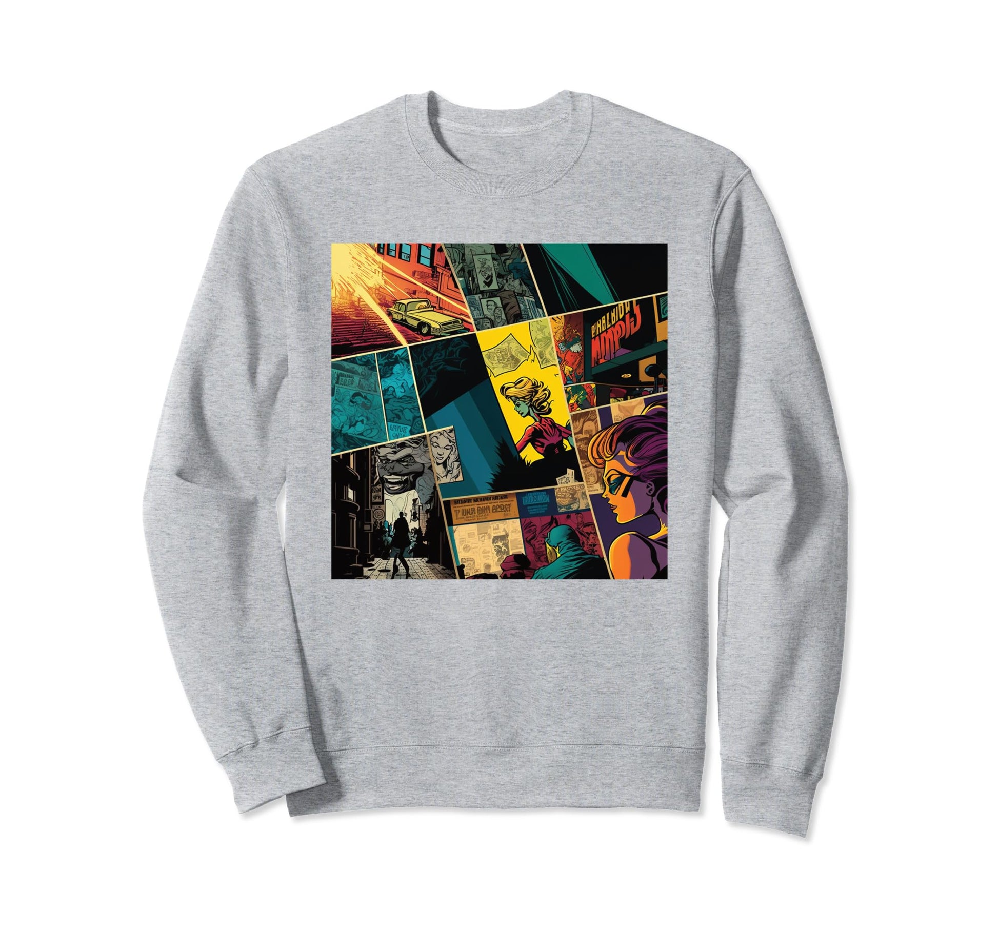 Funny Comic Pop Art Fun Cartoon Sweatshirt - Fun Novelty Design for Adults - T-Shirt, Sweatshirt, Hoodie