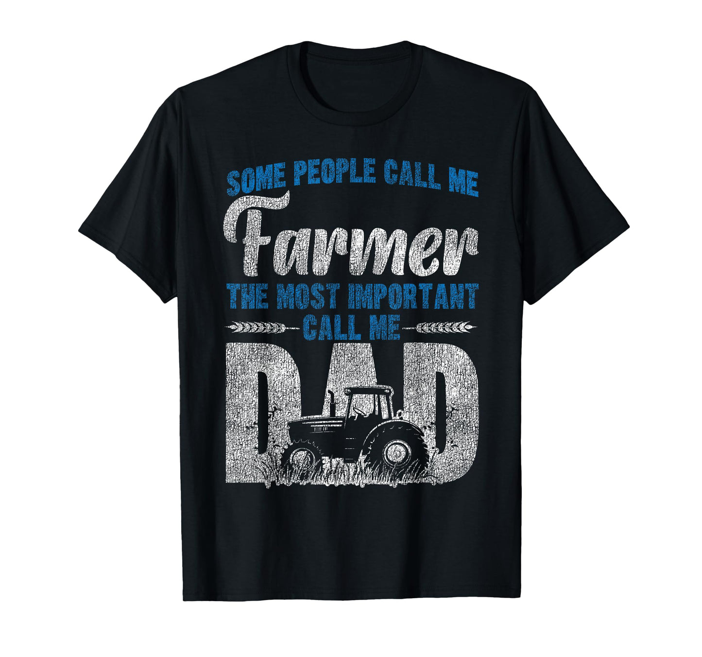Farming Farmer Dad Father Tractor T-Shirt - Minimalist Print Men Women - T-Shirt, Sweatshirt, Hoodie