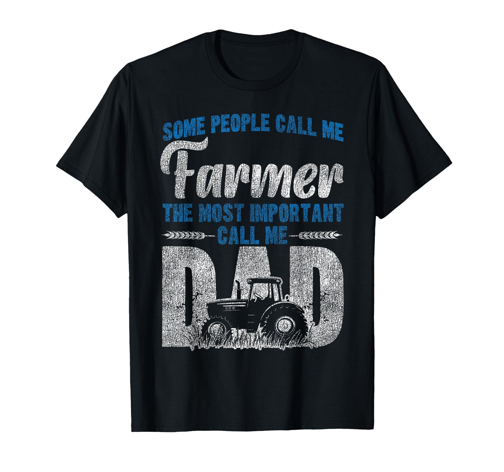 Farming Farmer Dad Father Tractor T-Shirt - Minimalist Print Men Women - T-Shirt, Sweatshirt, Hoodie