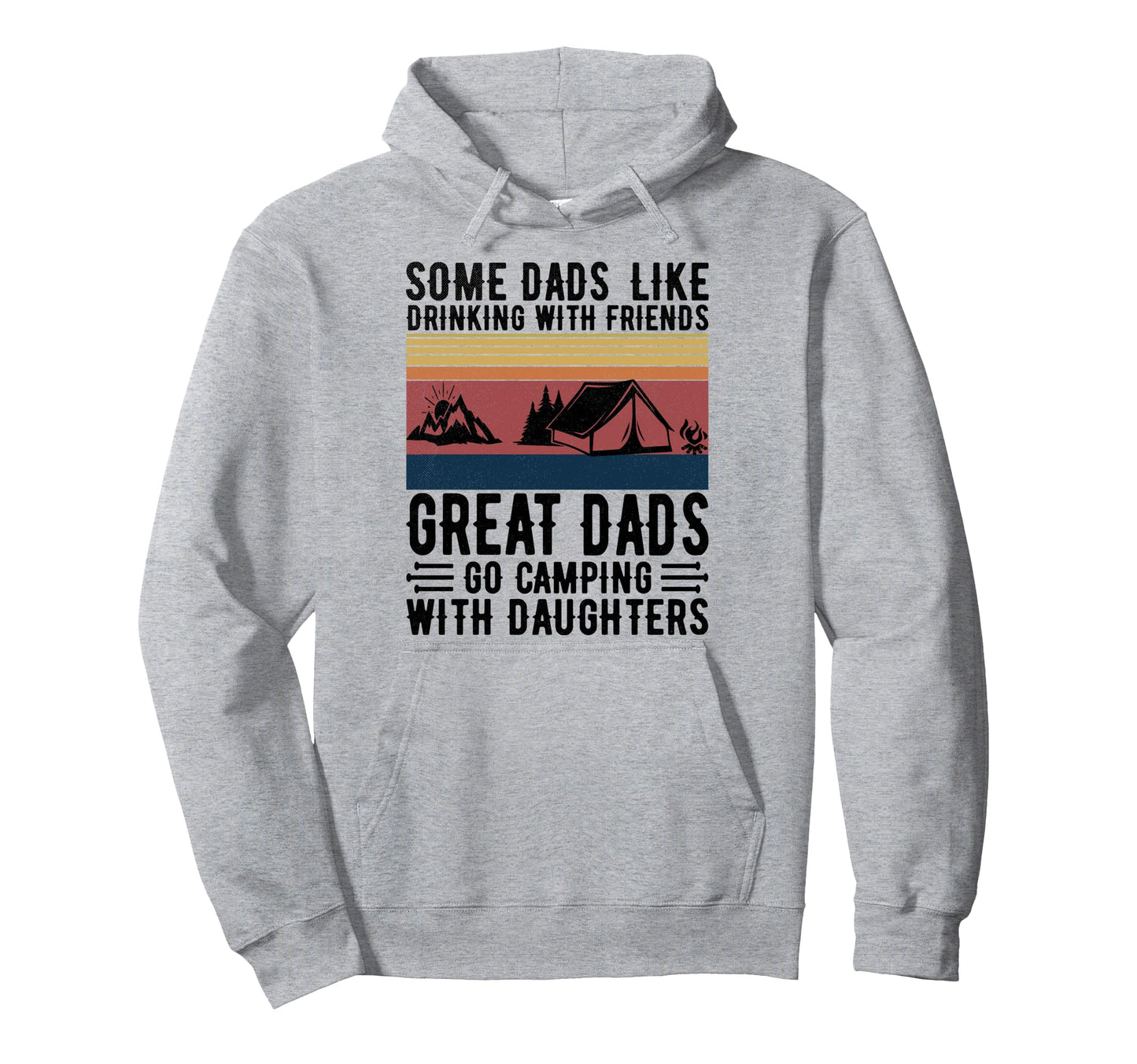 Some Dads Like Drinking Friends Hoodie - Minimalist Print for Adults - T-Shirt, Sweatshirt, Hoodie