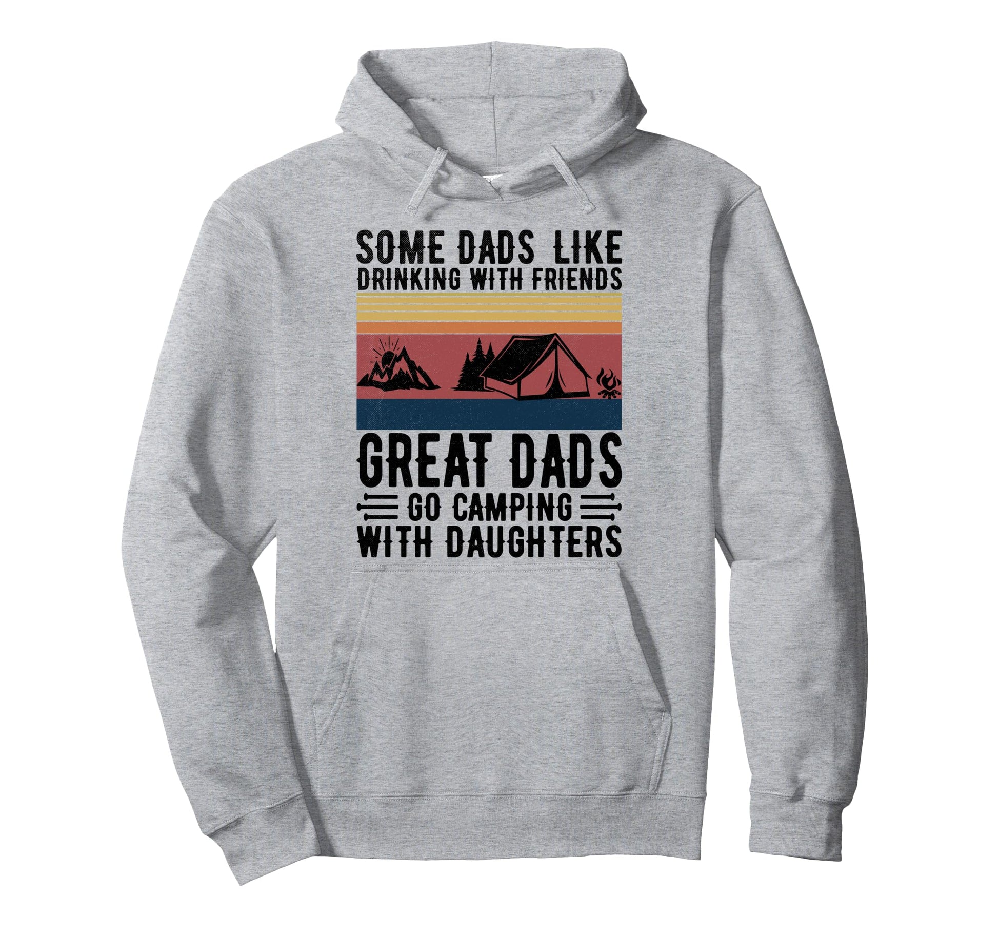 Some Dads Like Drinking Friends Hoodie - Minimalist Print for Adults - T-Shirt, Sweatshirt, Hoodie