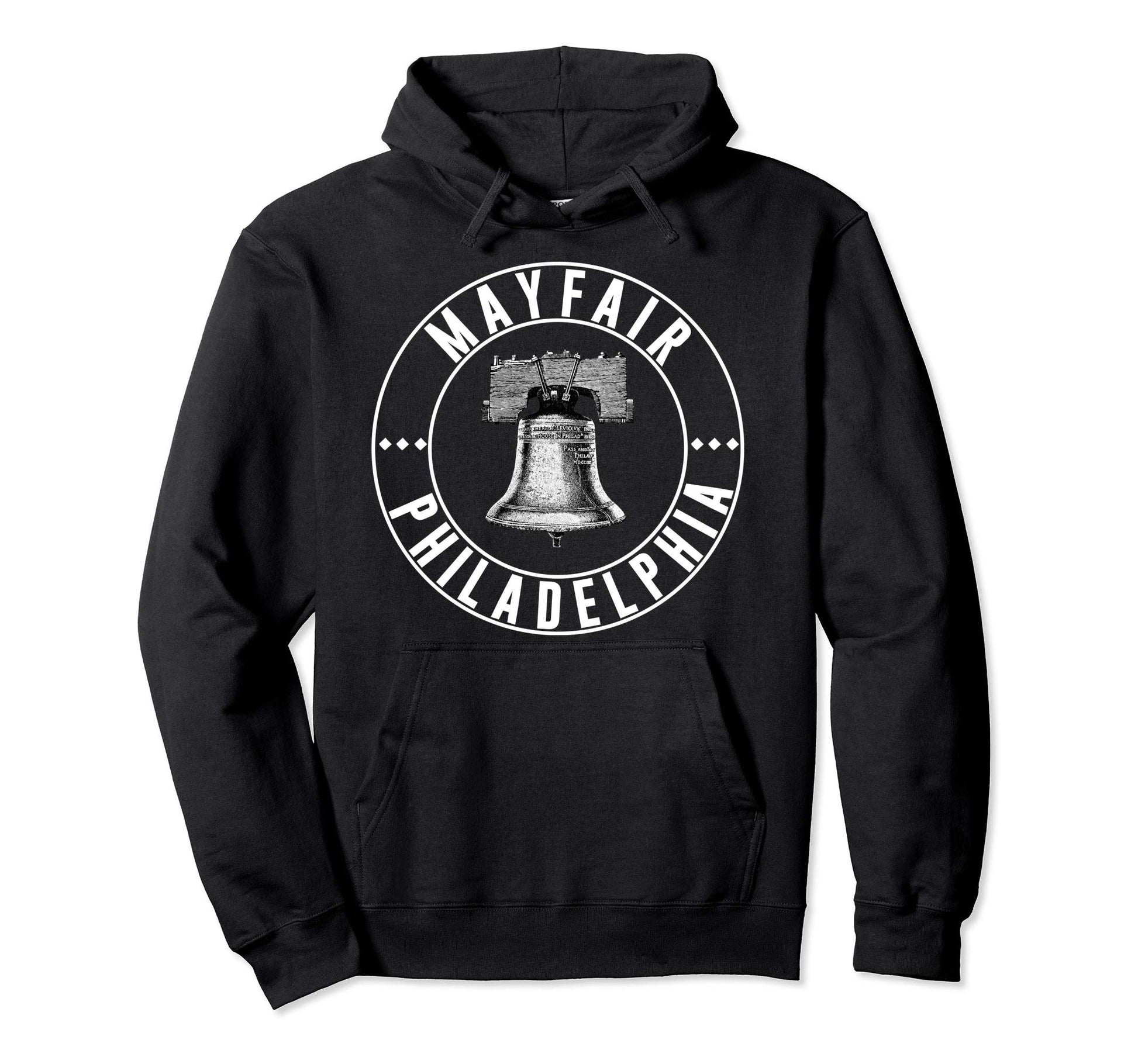 Mayfair Philly Neighborhood Hoodie - Custom Art Print for Adults - T-Shirt, Sweatshirt, Hoodie