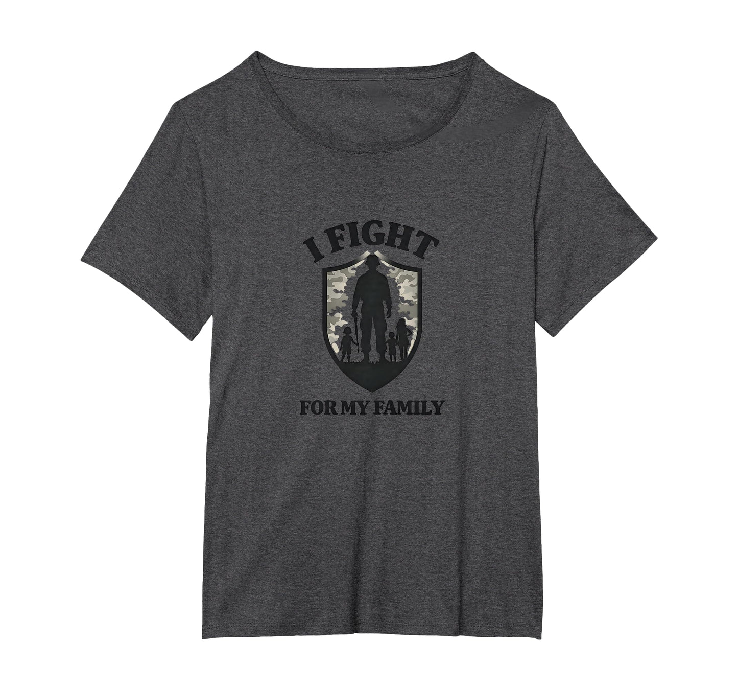 Army Dads I Fight My Family Military Pride T-Shirt - Trendy Graphic Unisex - T-Shirt, Sweatshirt, Hoodie