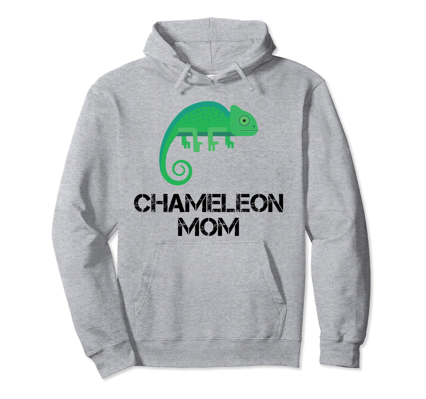 Chameleon Mom Chameleon Owner Hooded Sweatshirt - Minimalist Print Unisex - T-Shirt, Sweatshirt, Hoodie