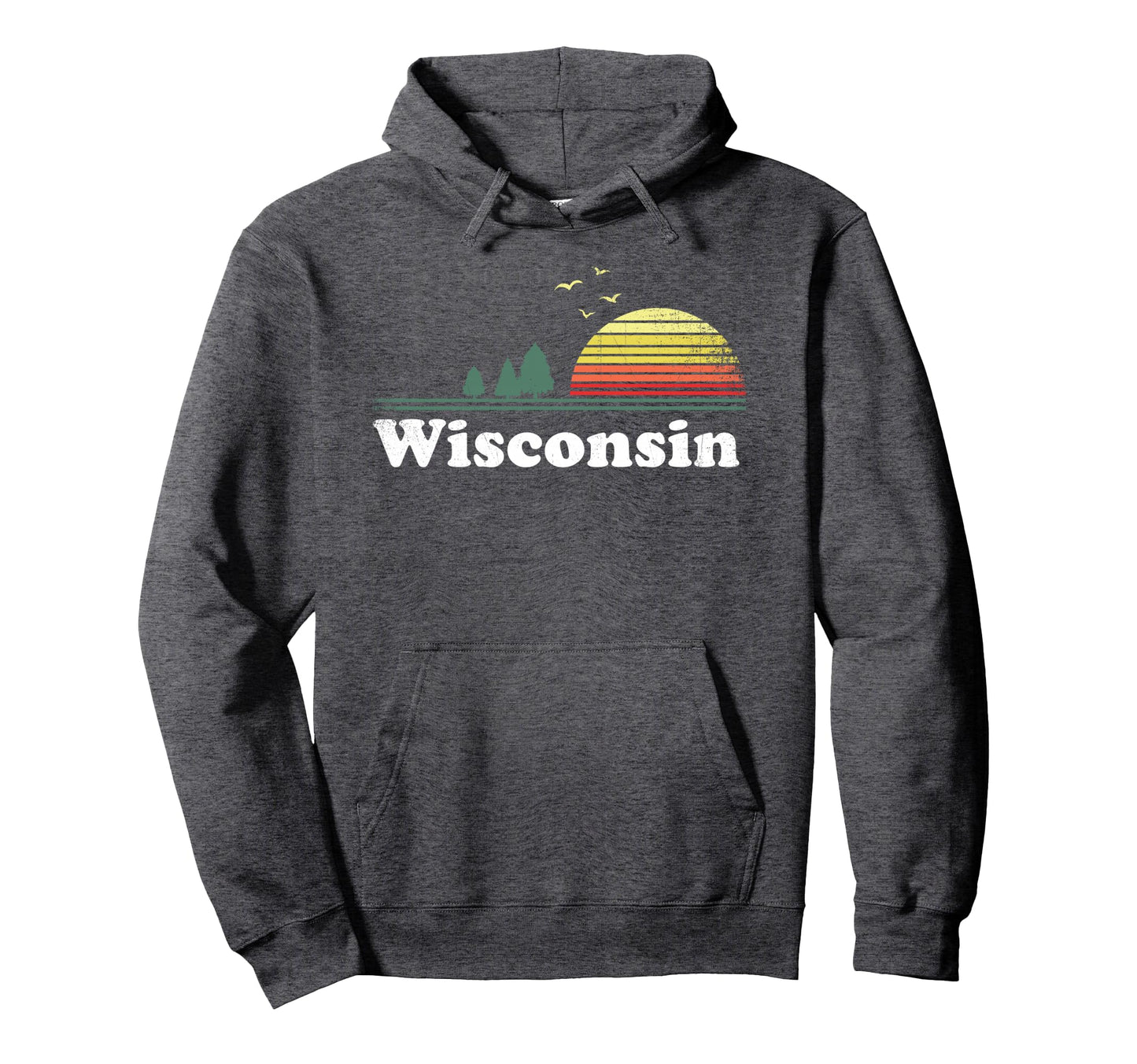Wisconsin State Park Wi Home Hoodie - Minimalist Print Men Women - T-Shirt, Sweatshirt, Hoodie